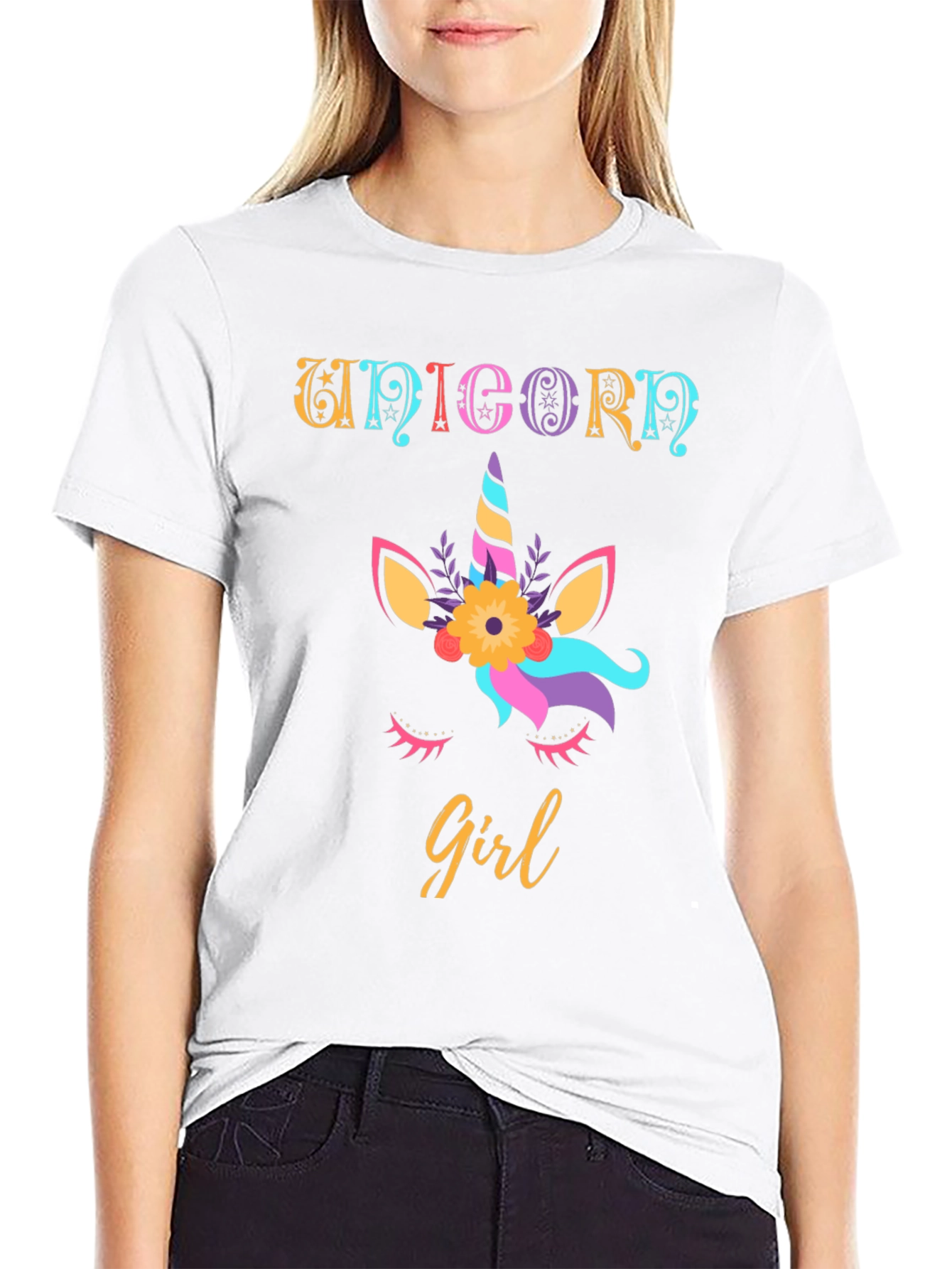 Unicorn Girl Graphic Tee