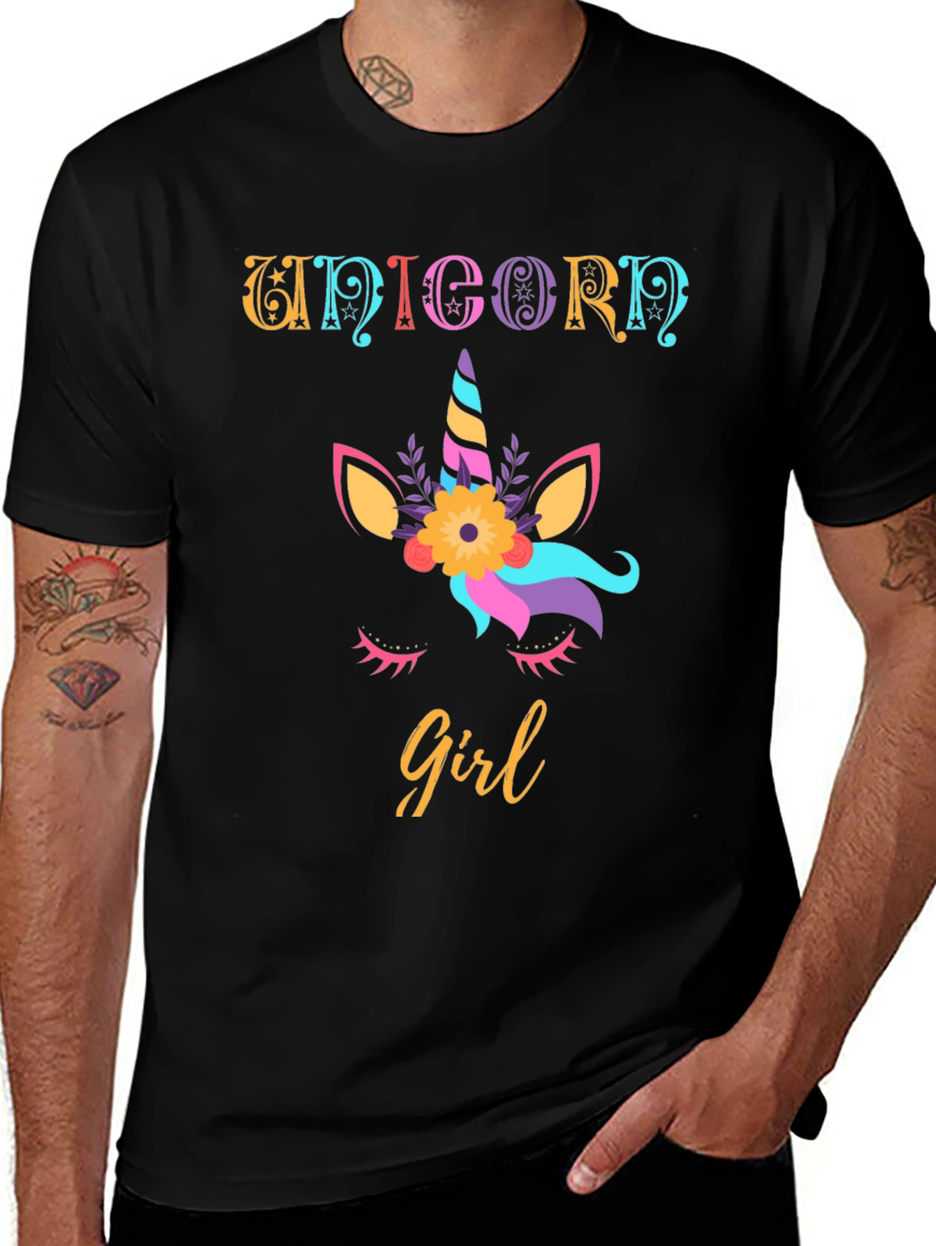 Unicorn Girl Graphic Tee