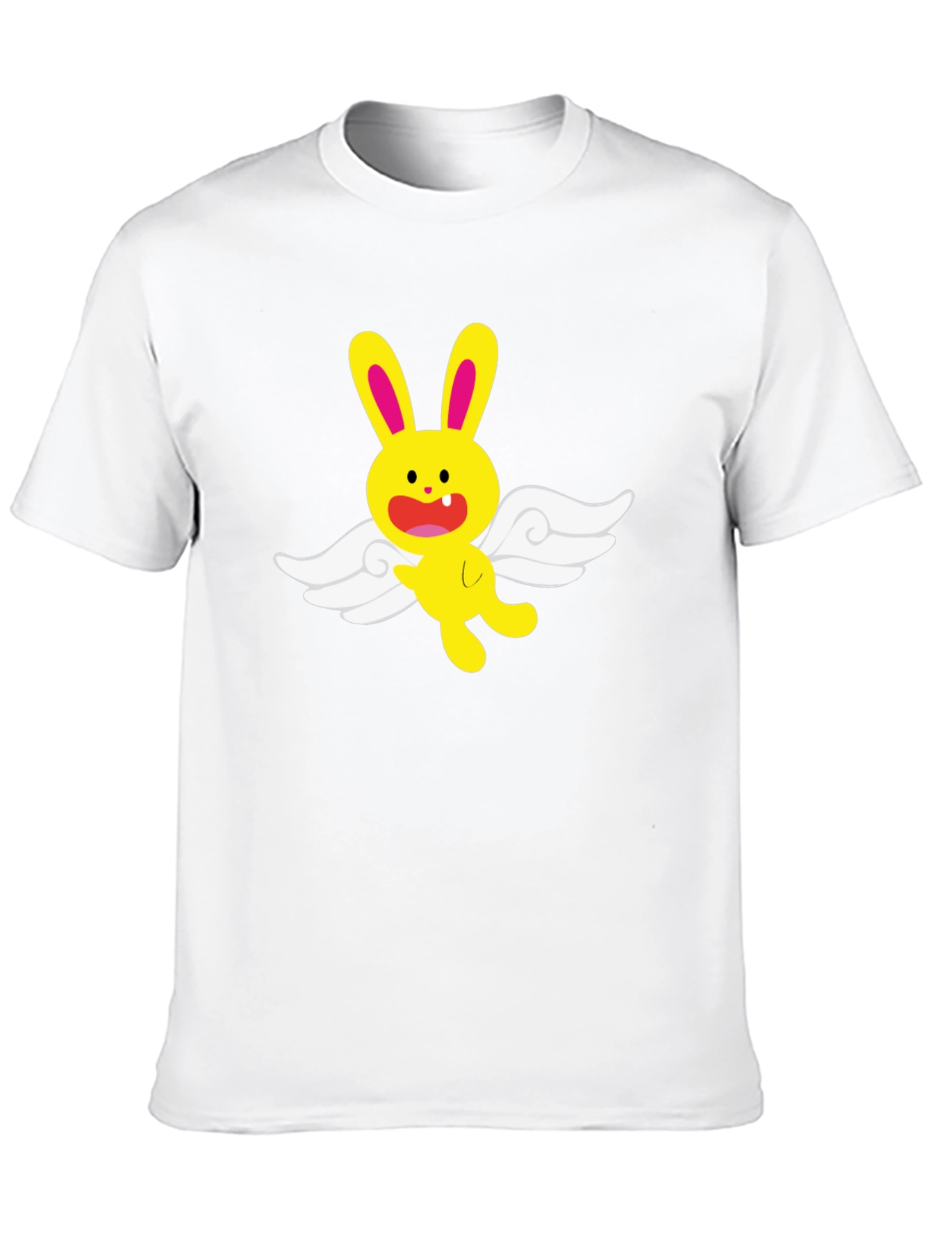 Bunny Angel Graphic Tee - Soft Cotton Blend