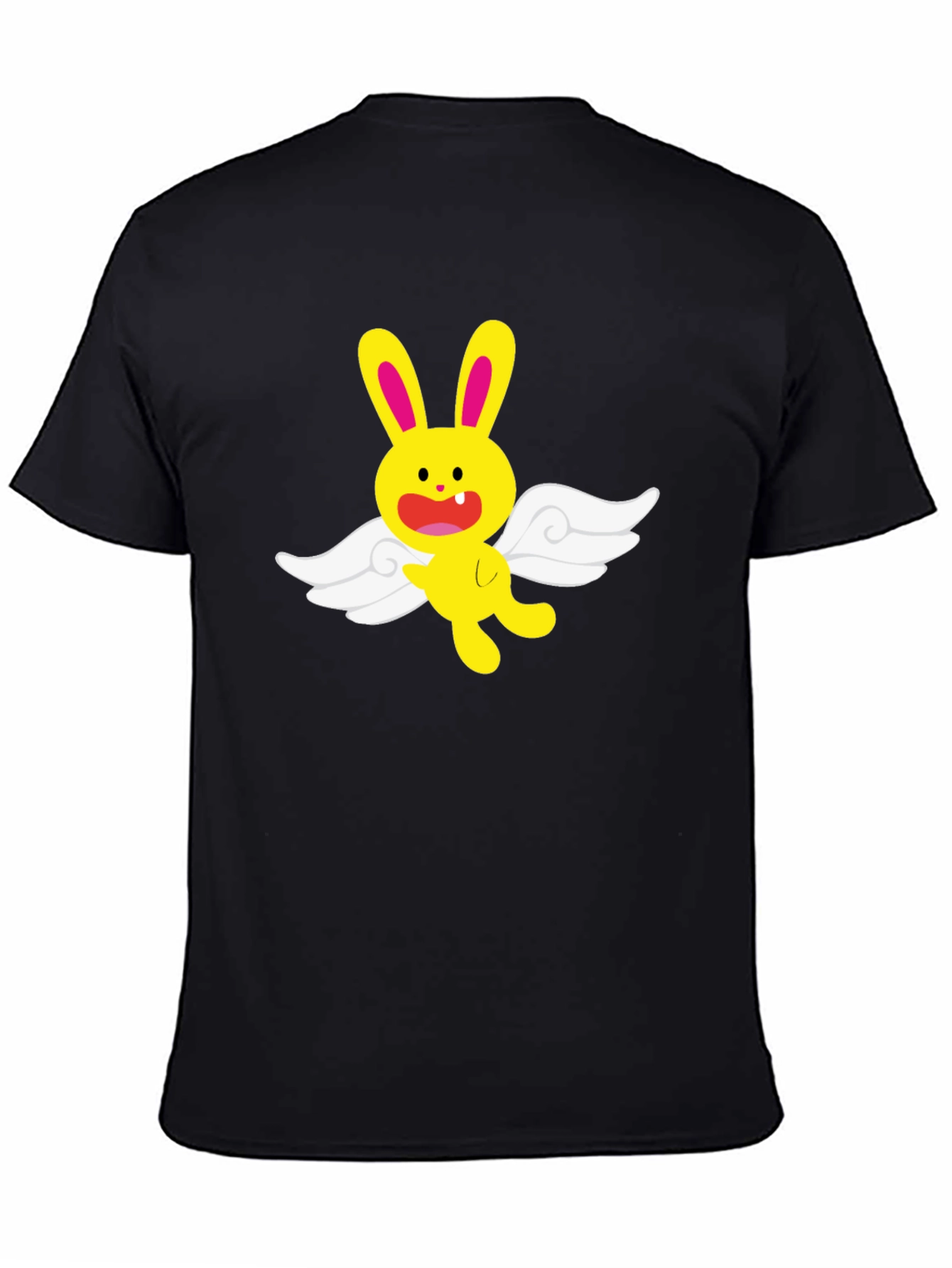 Bunny Angel Graphic Tee - Soft Cotton Blend