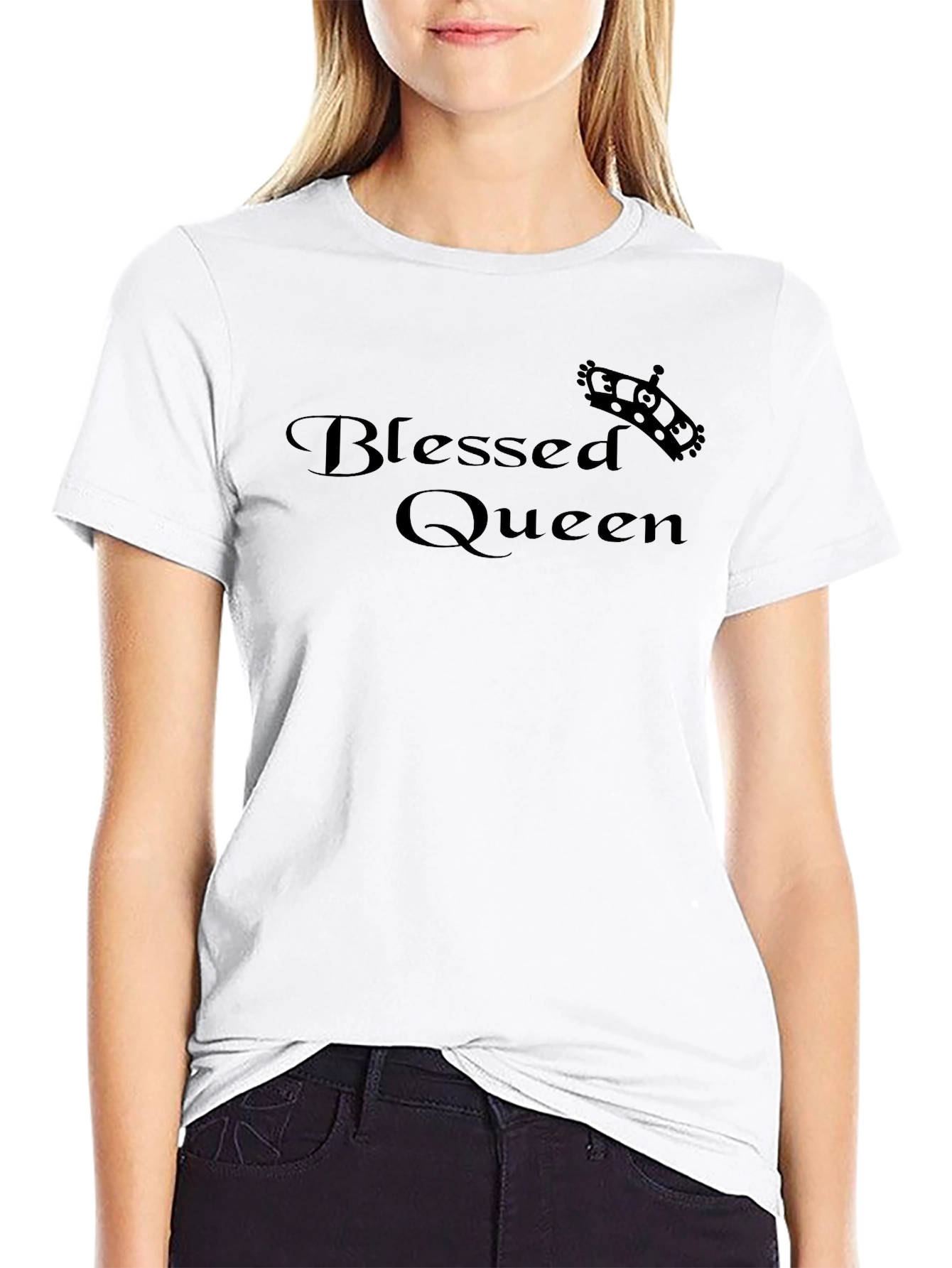 Blessed Queen T-Shirt - Stylish Graphic Tee