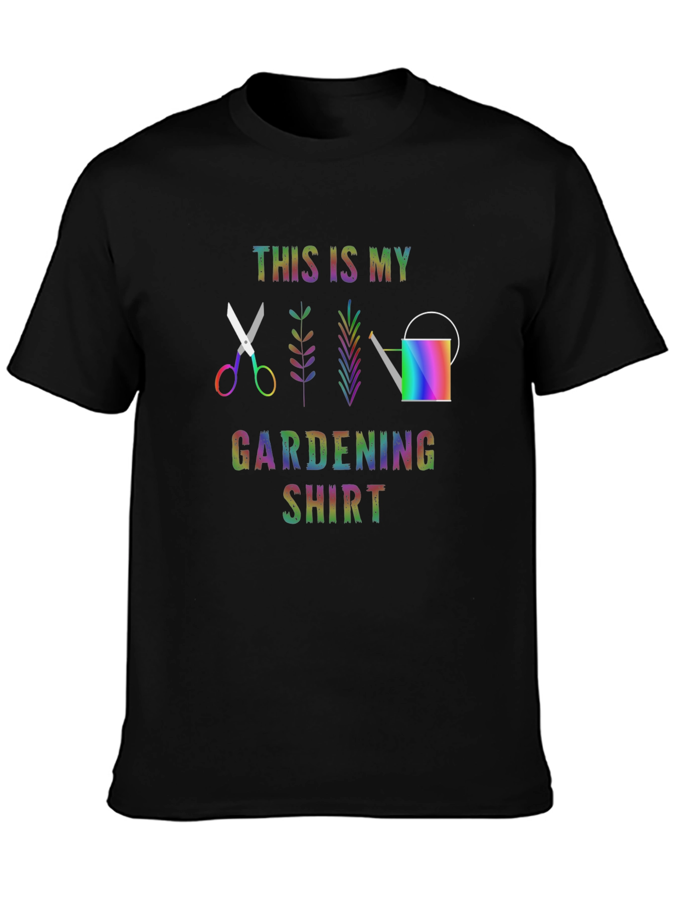 Gardening Shirt Rainbow Gardening Tool T-shirt