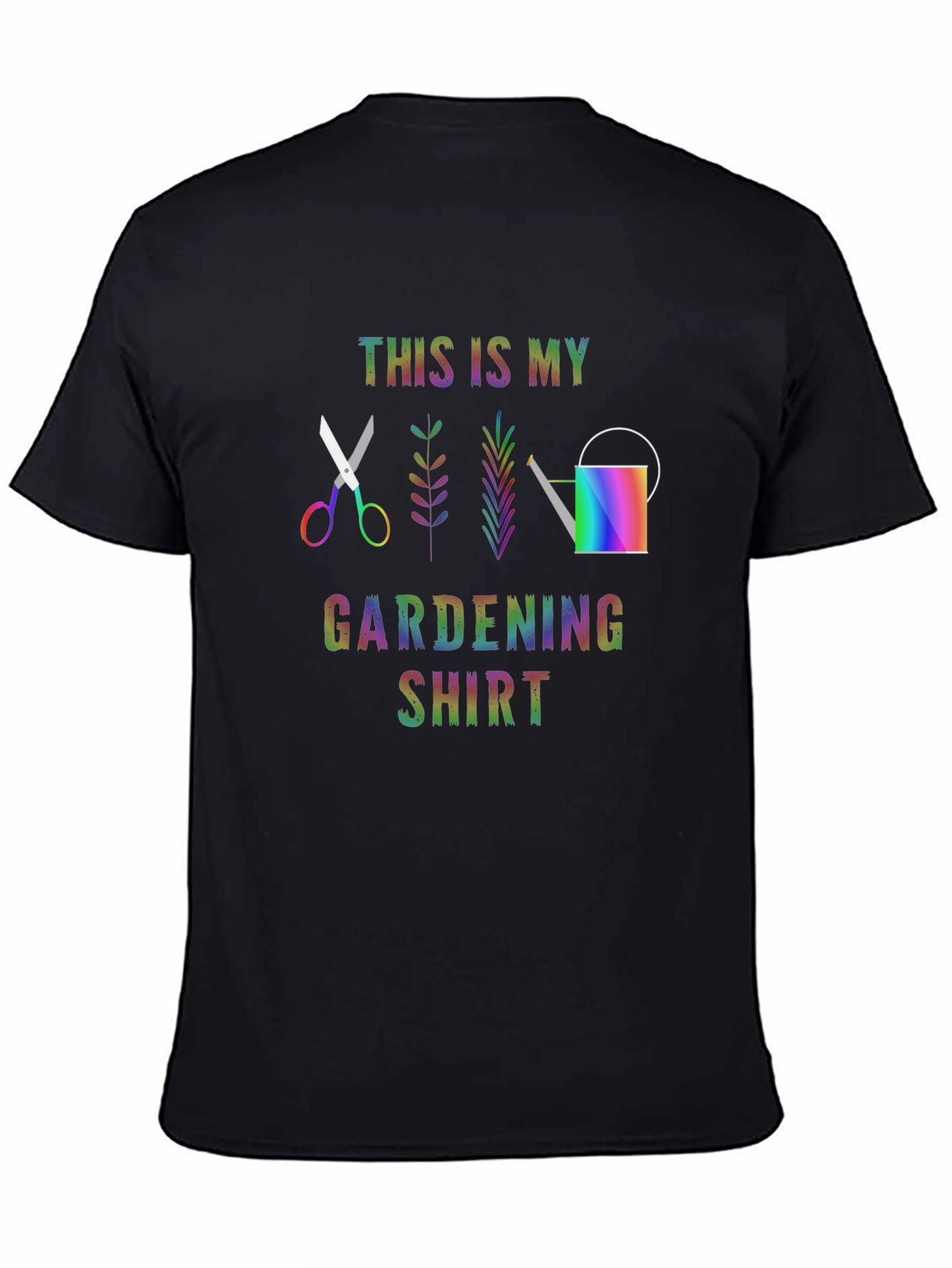 Gardening Shirt Rainbow Gardening Tool T-shirt