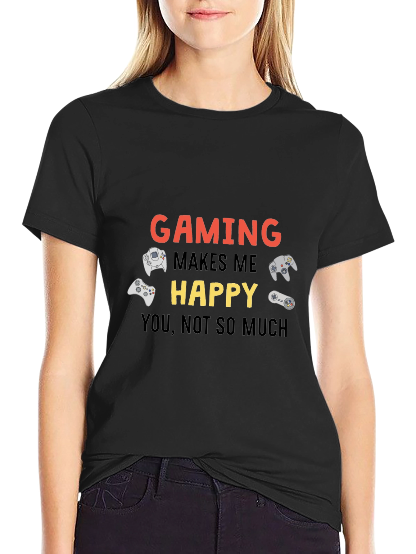 Gaming Makes Me Happy T-Shirt