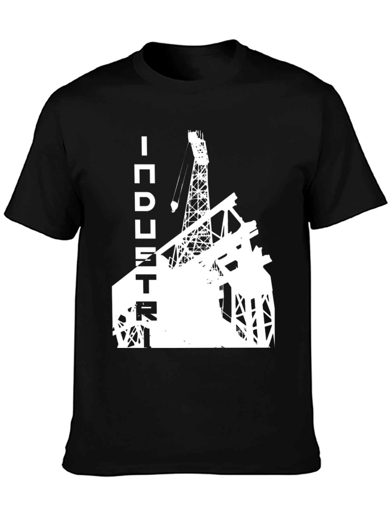 Industry Derrick Graphic Tee - Black