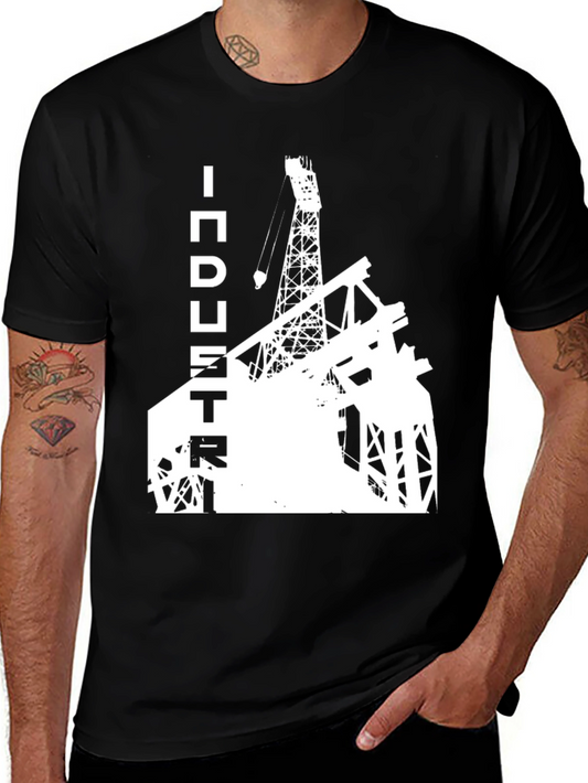 Industry Derrick Graphic Tee - Black