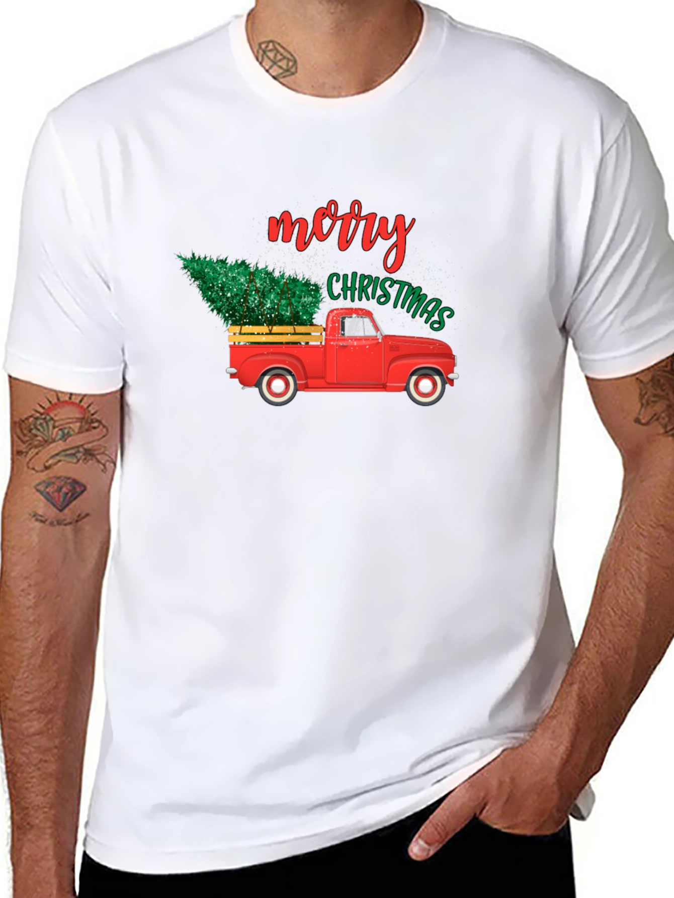 Merry Christmas Truck T-Shirt