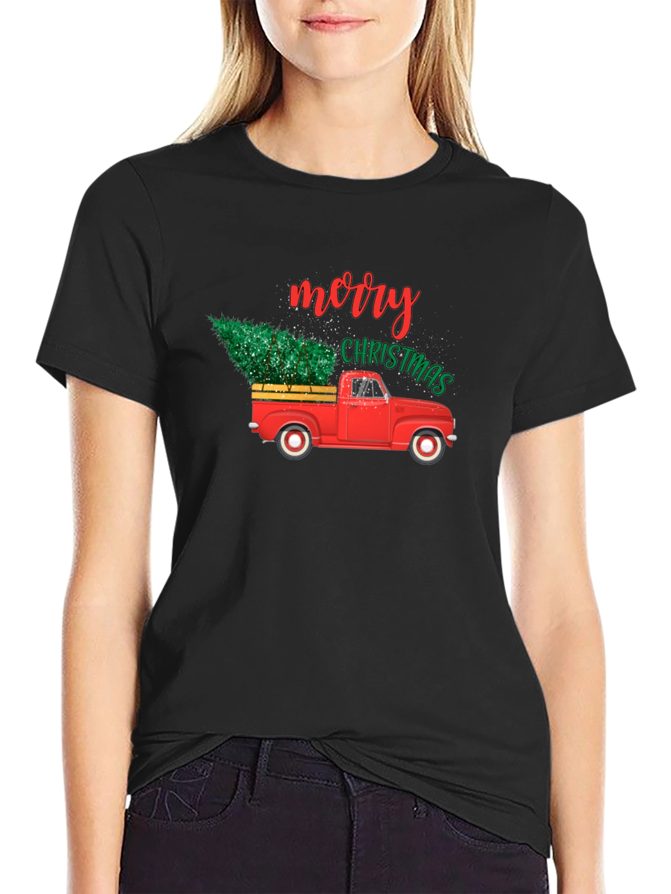 Merry Christmas Truck T-Shirt