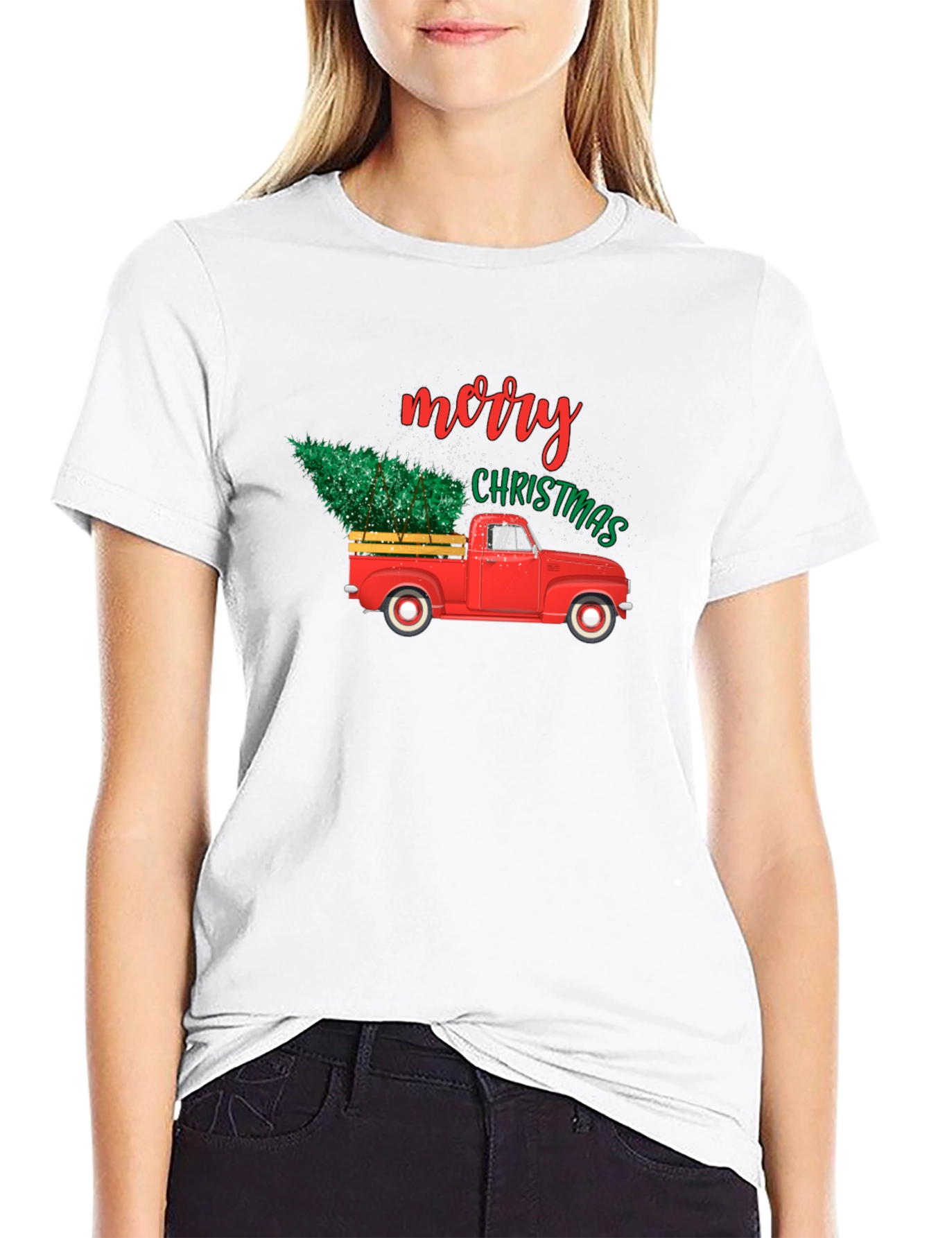 Merry Christmas Truck T-Shirt