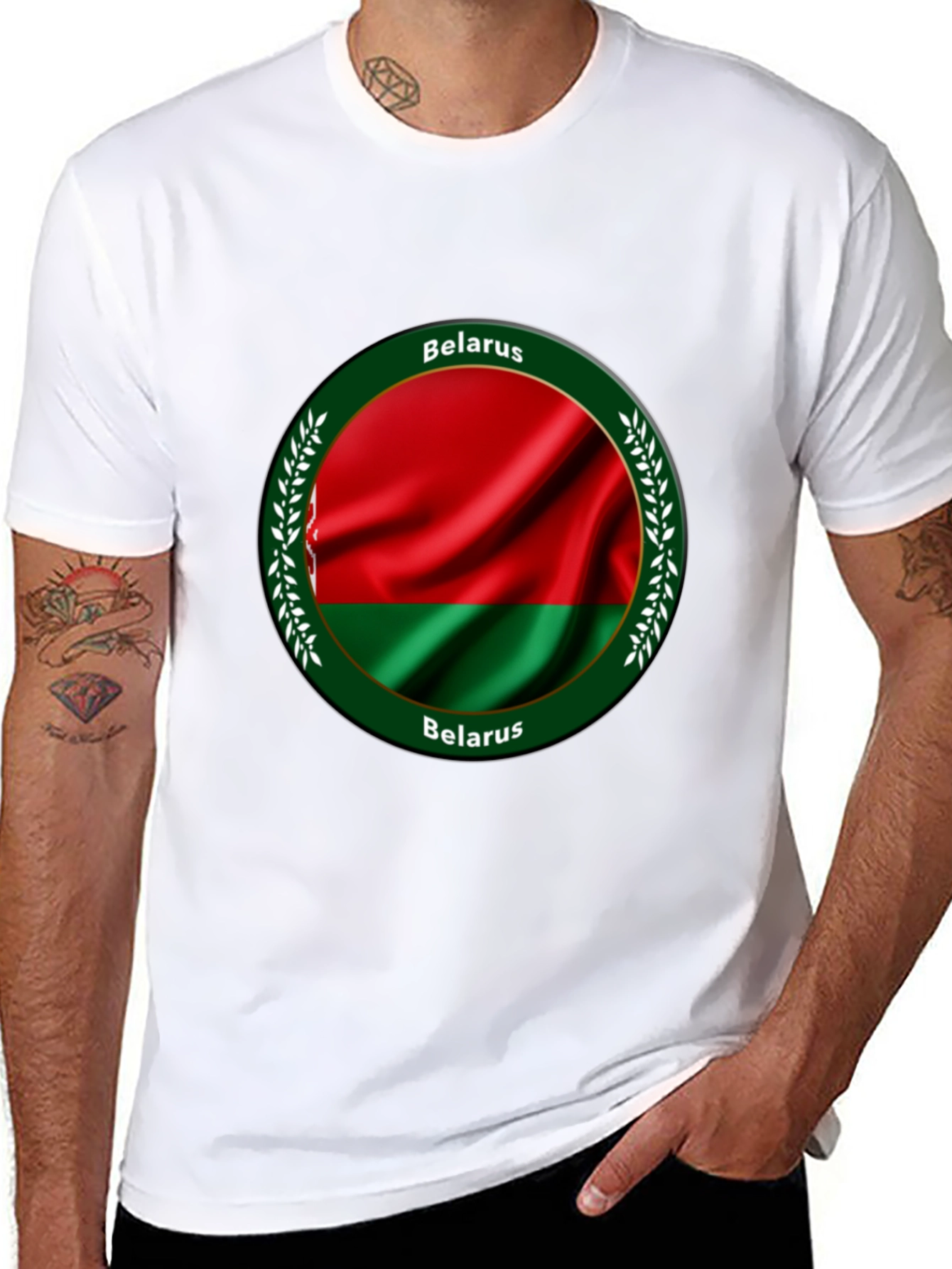 Belarus Flag Graphic Tee