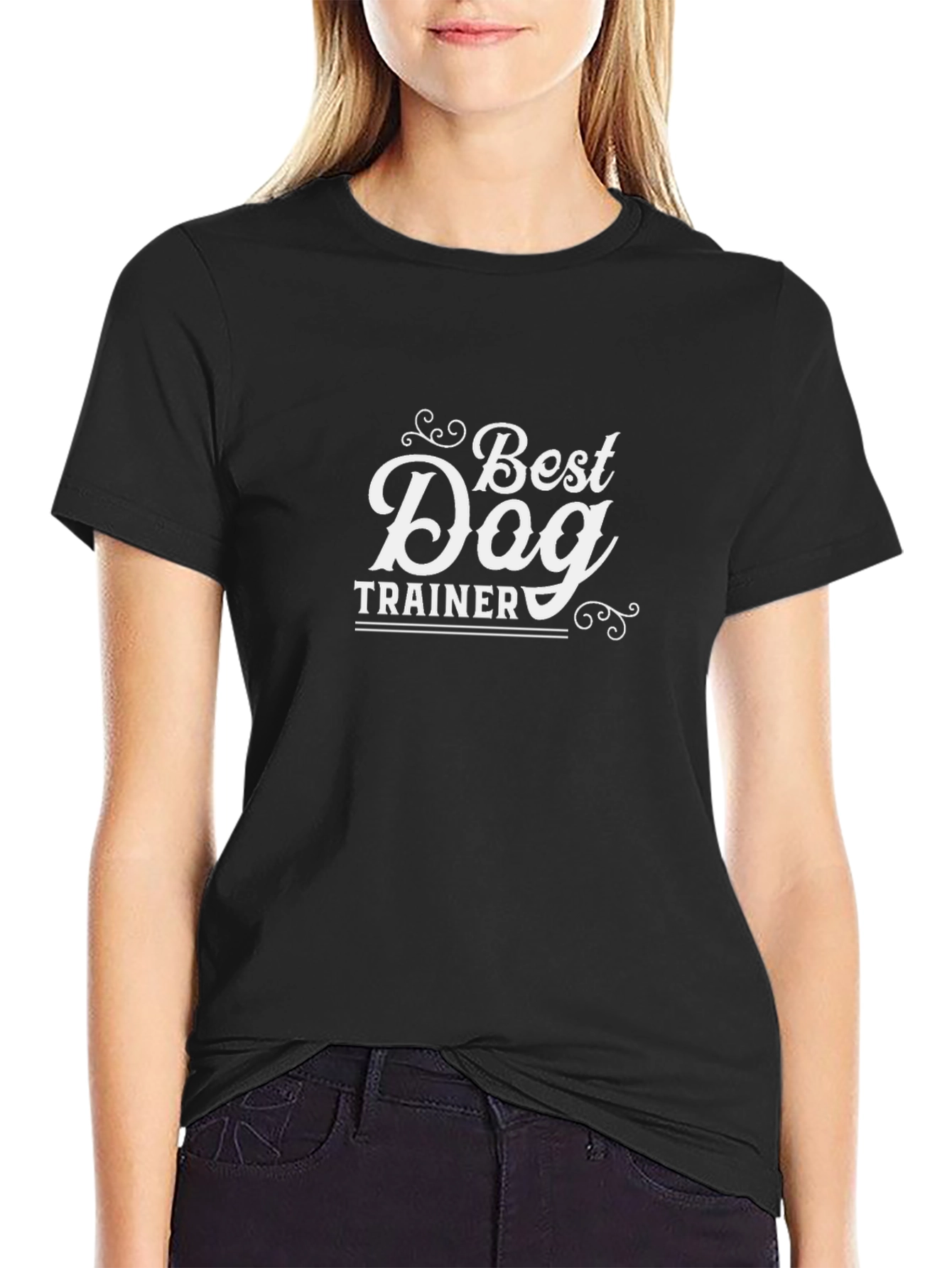 Best Dog Trainer Black T-Shirt