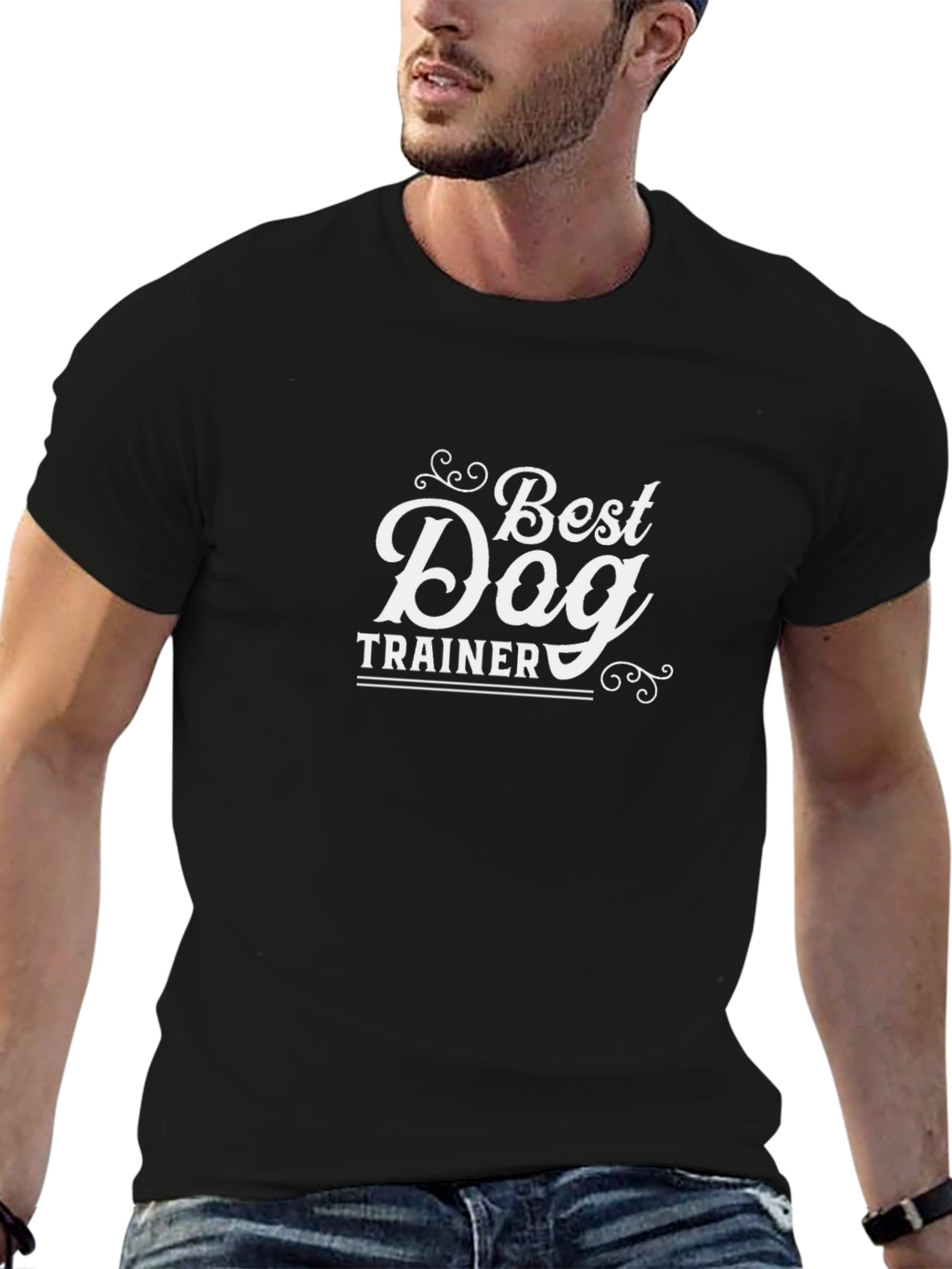 Best Dog Trainer Black T-Shirt