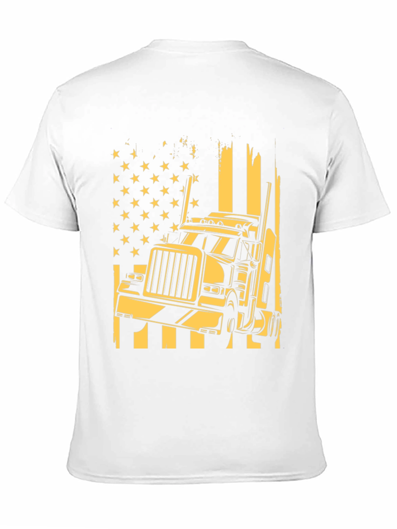 Trucker USA Flag T-Shirt: Patriotic Style