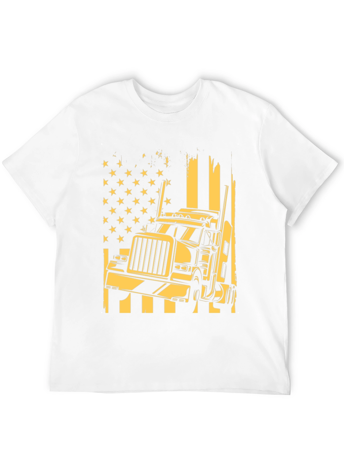 Trucker USA Flag T-Shirt: Patriotic Style