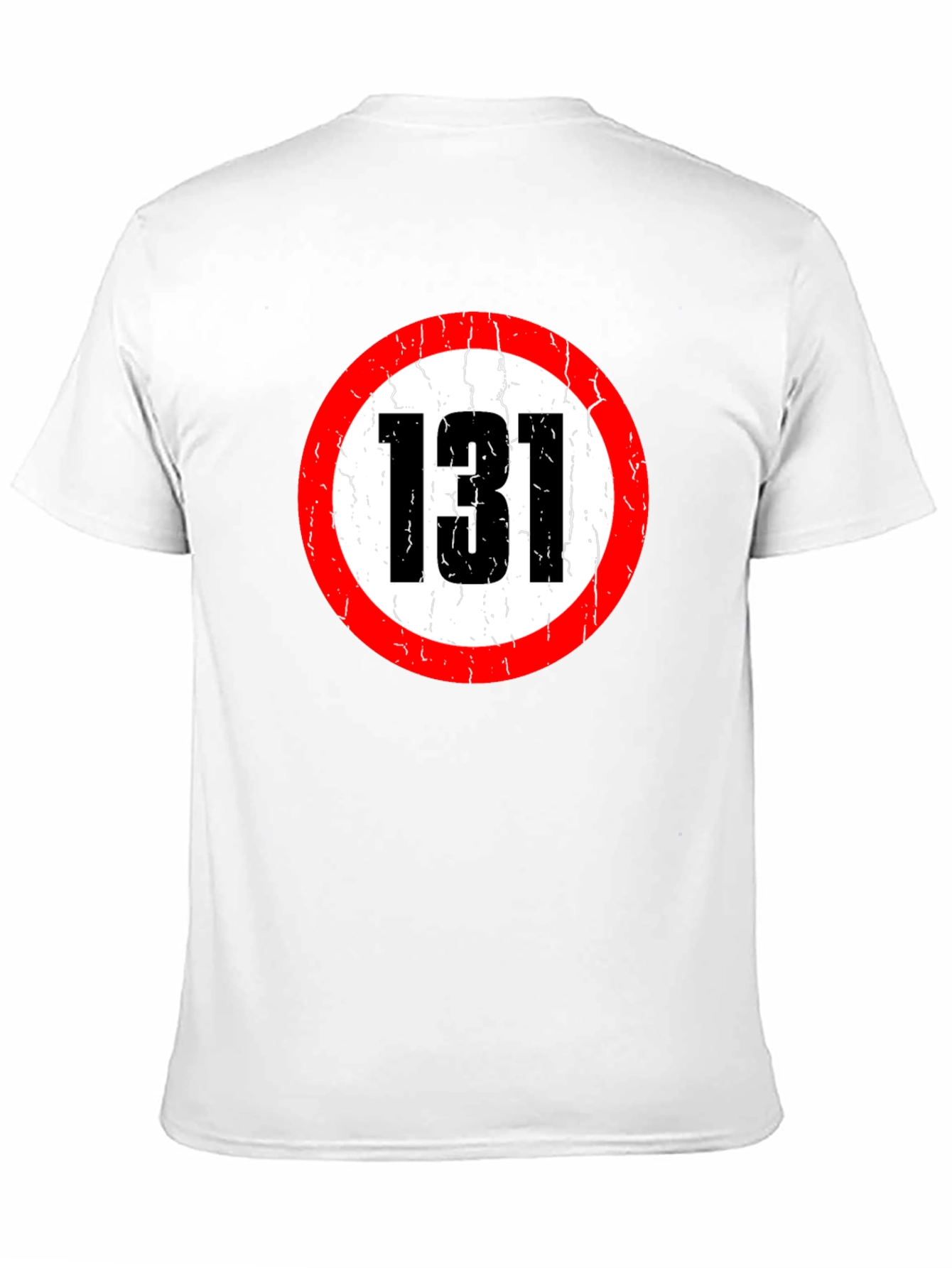 131 Circle Graphic Black T-Shirt