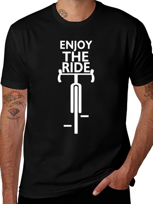 Enjoy The Ride Graphic Tee - Black