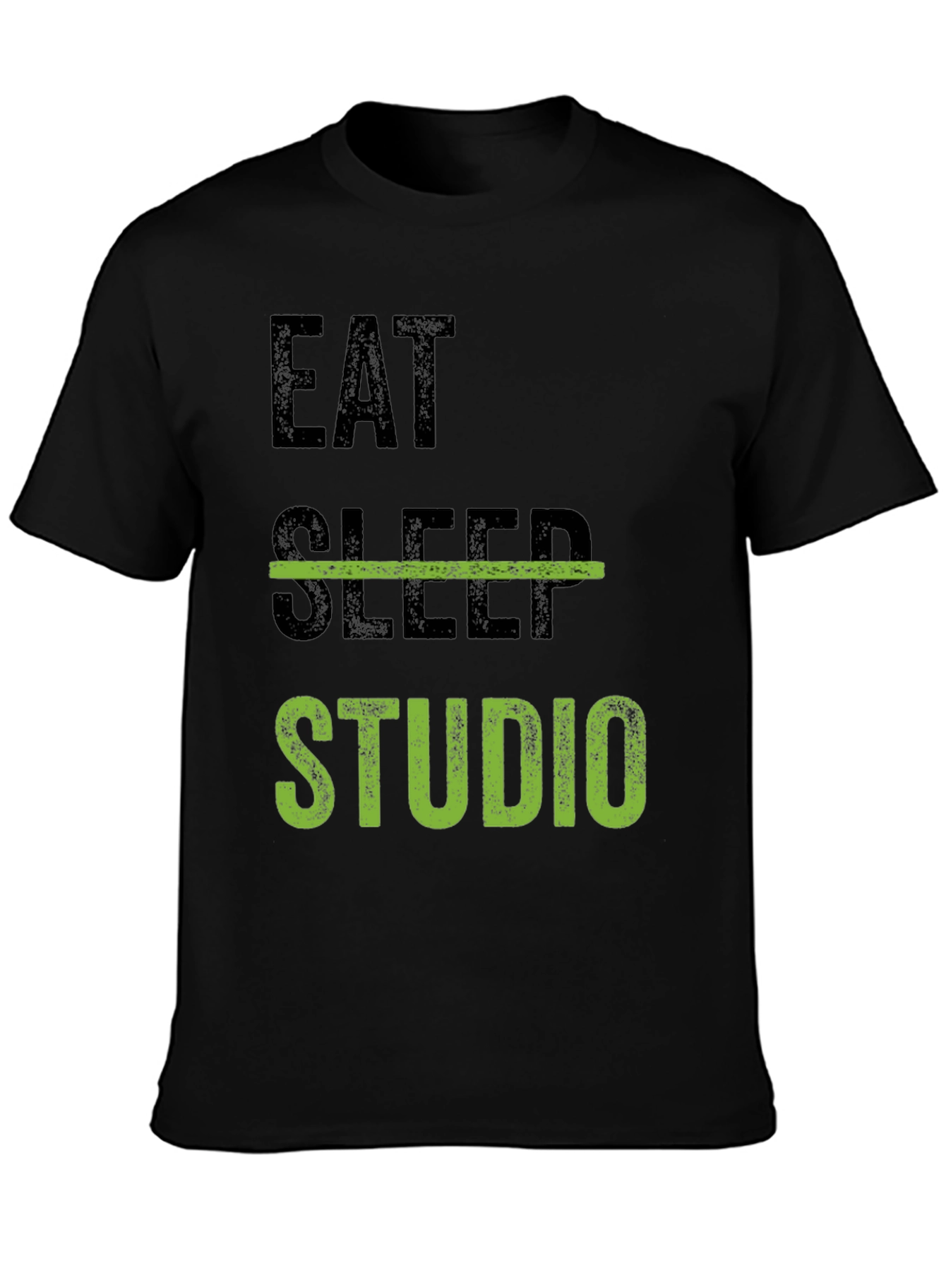 Eat Sleep Studio Black Graphic Tee