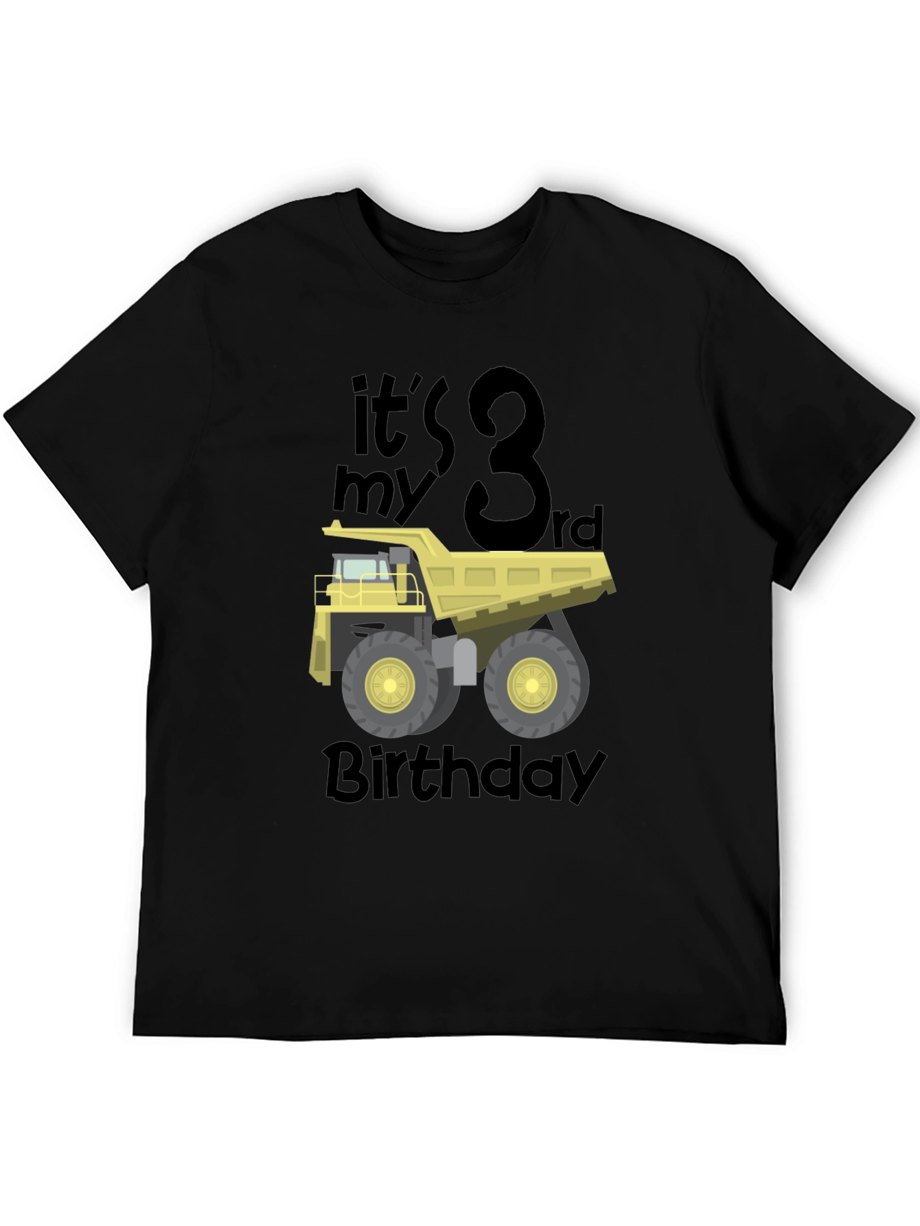 Its My 3rd Birthday Dump Truck T-Shirt