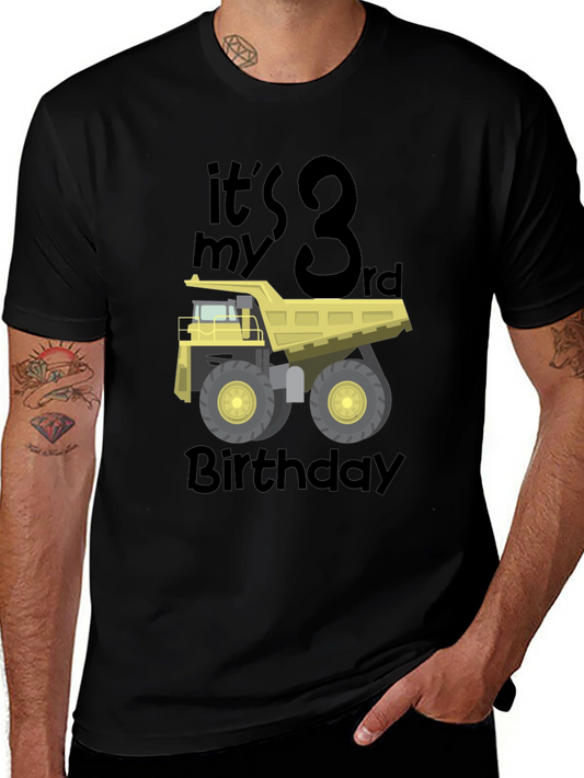 Its My 3rd Birthday Dump Truck T-Shirt