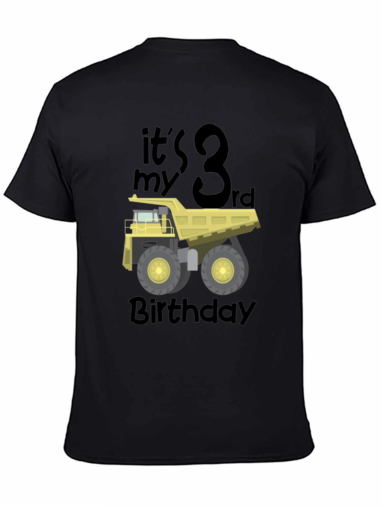 Its My 3rd Birthday Dump Truck T-Shirt