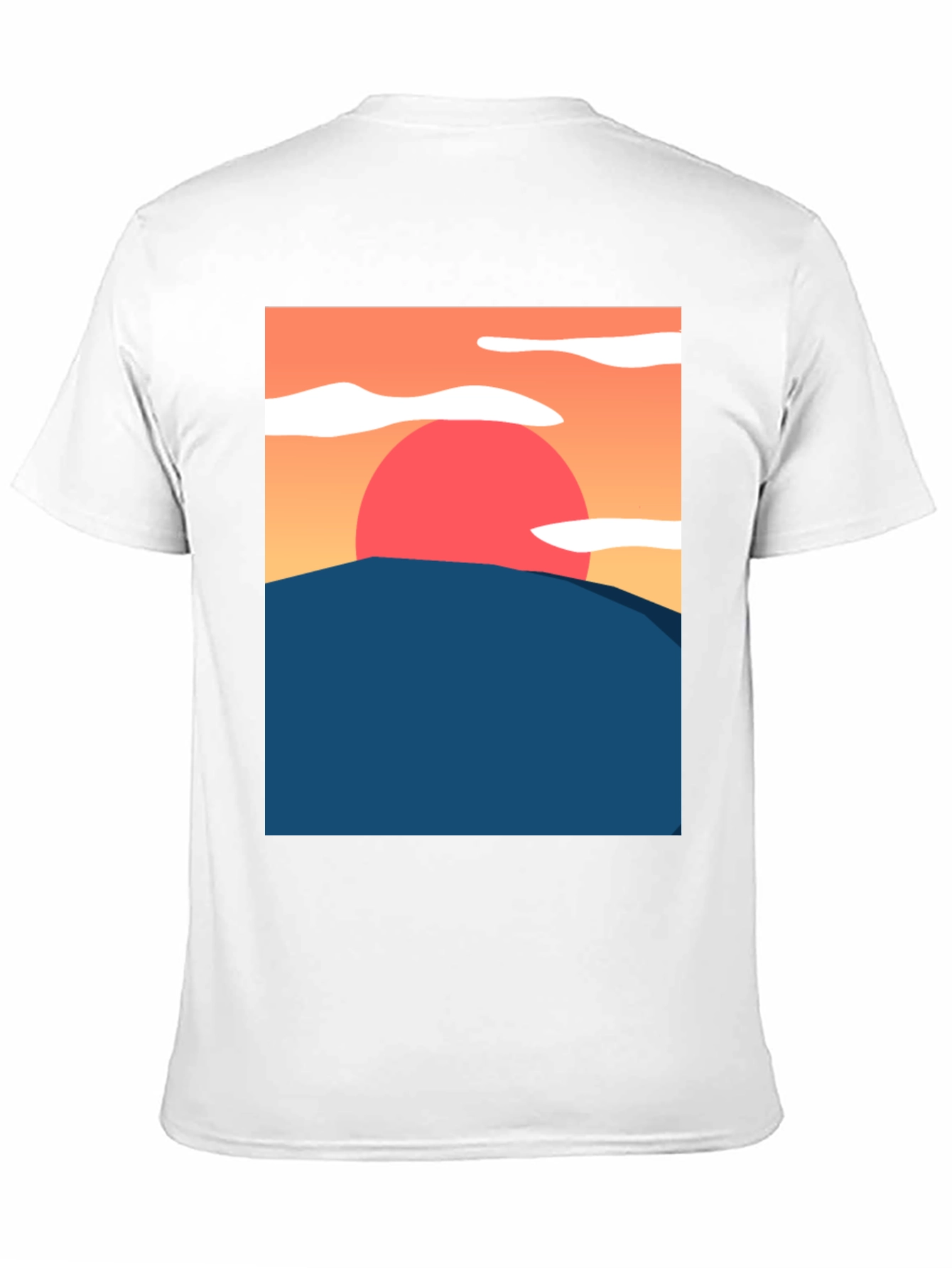 Sunset Graphic Tee - Artistic Comfort