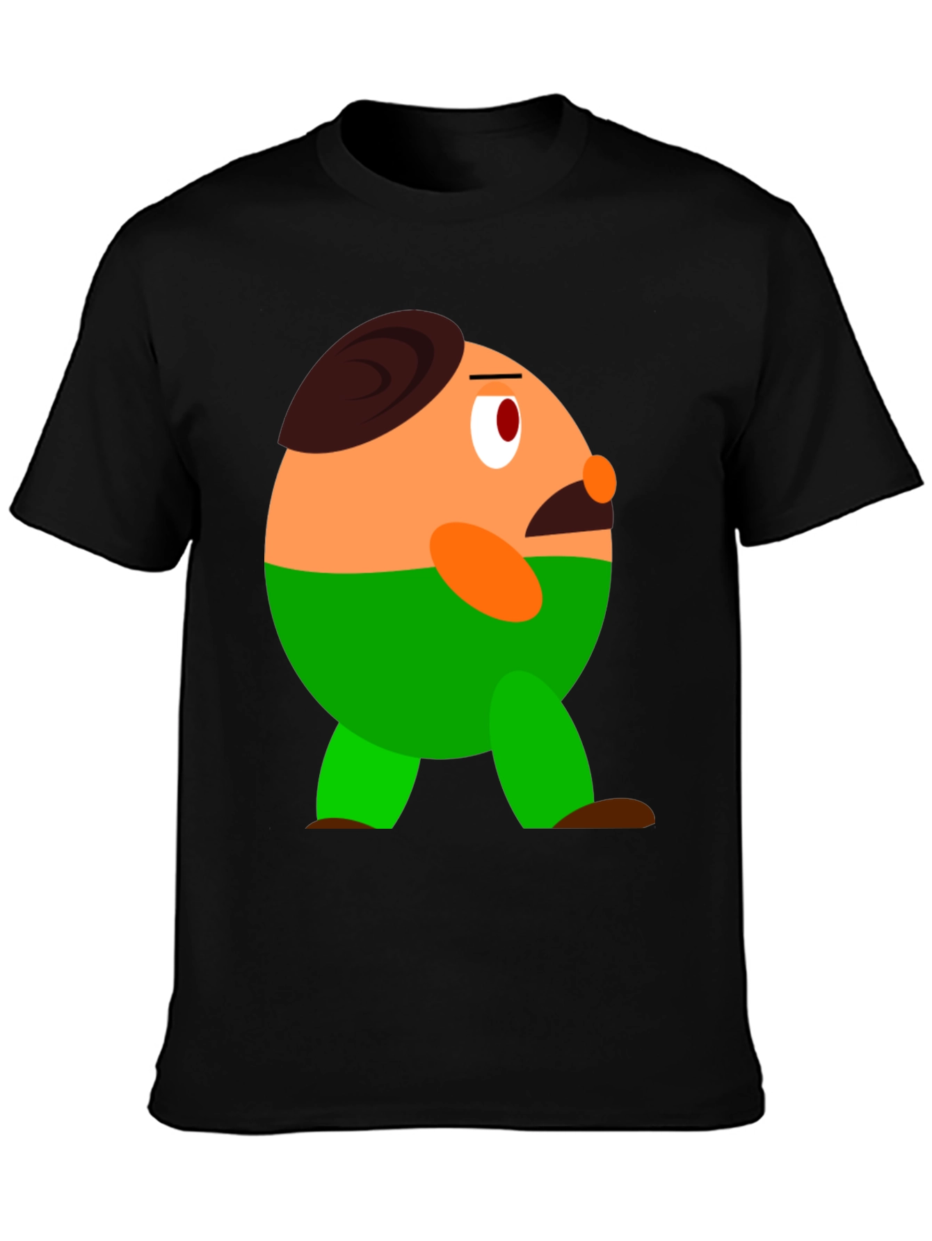 Funny Character Graphic Print T-Shirt