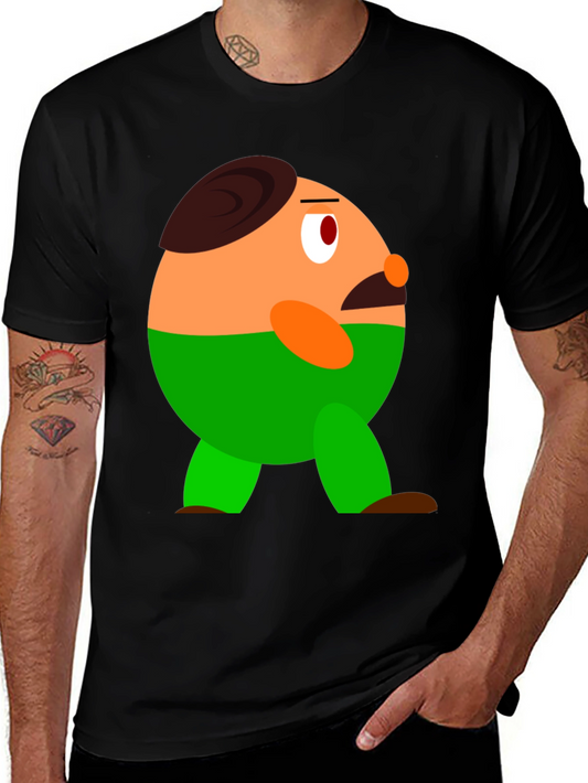 Funny Character Graphic Print T-Shirt