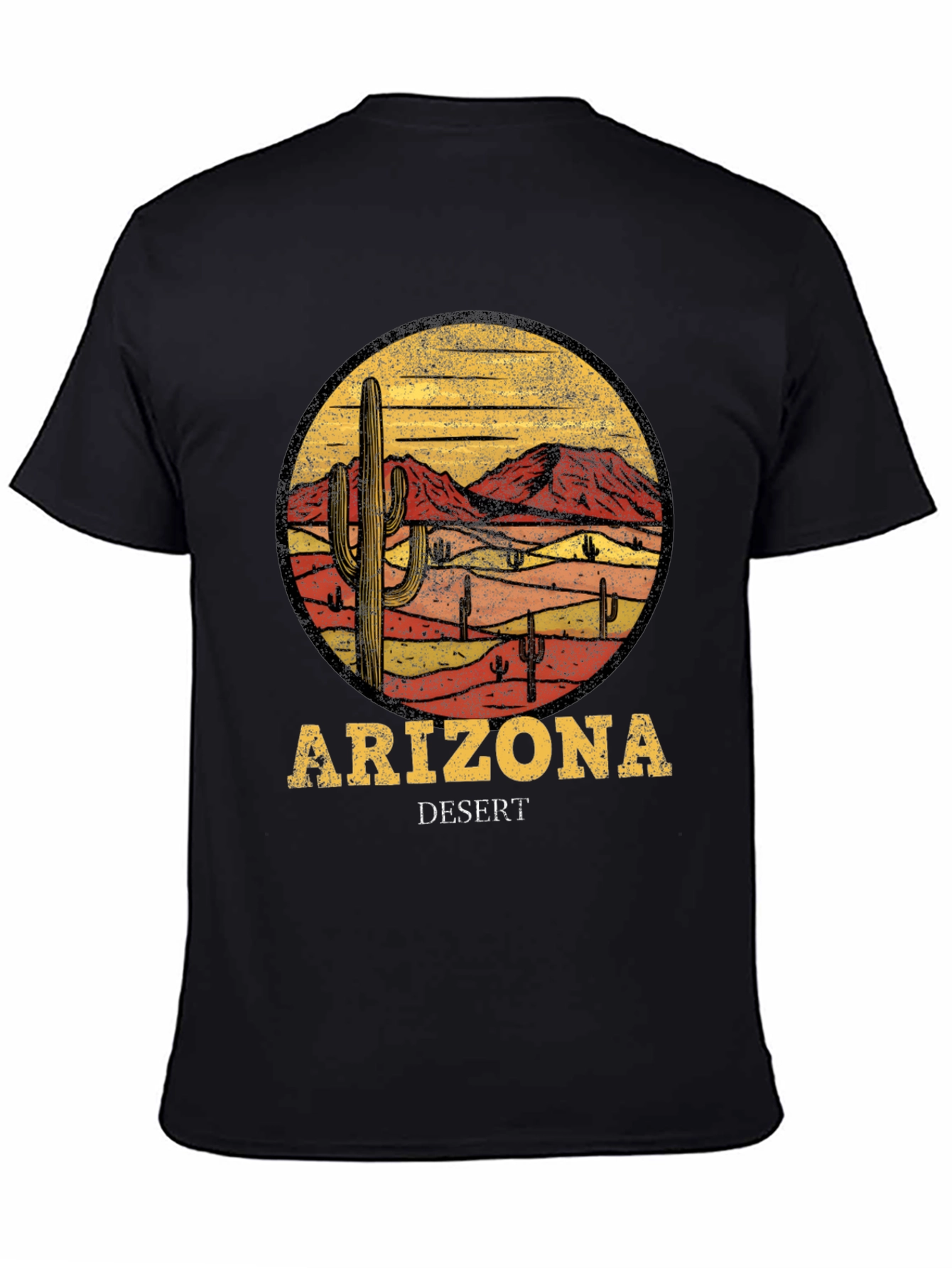 Arizona Desert Graphic T-Shirt - Retro Style Tee