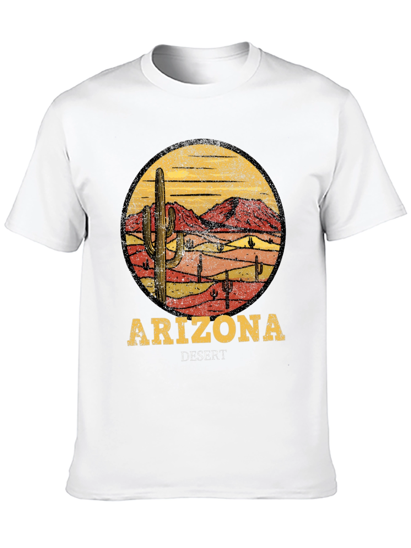 Arizona Desert Graphic T-Shirt - Retro Style Tee