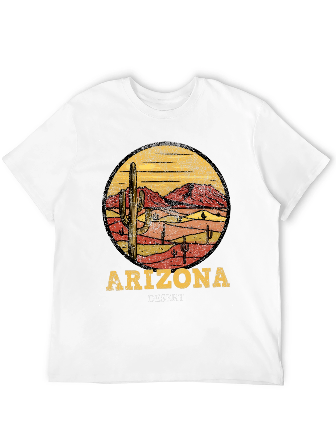 Arizona Desert Graphic T-Shirt - Retro Style Tee
