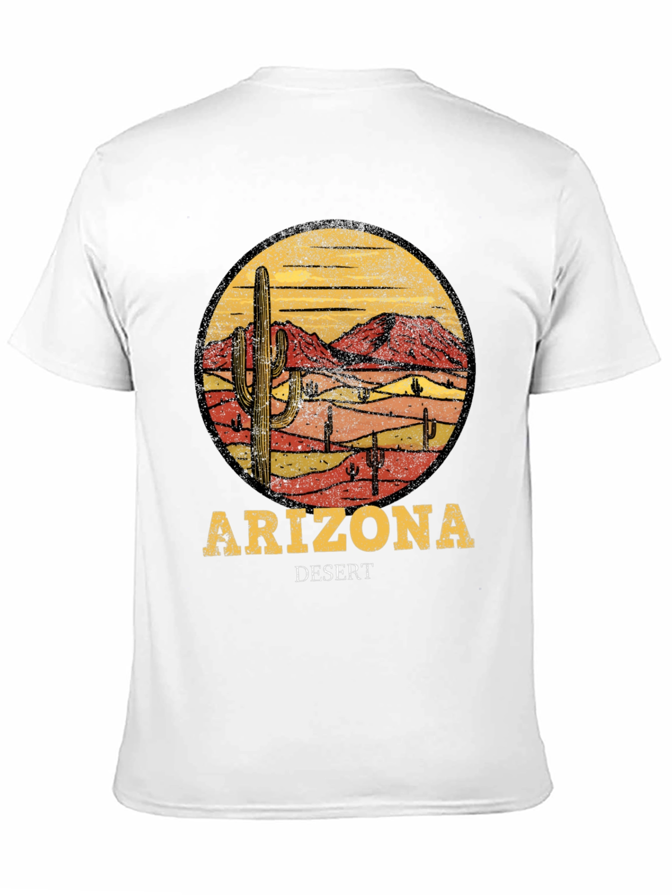 Arizona Desert Graphic T-Shirt - Retro Style Tee