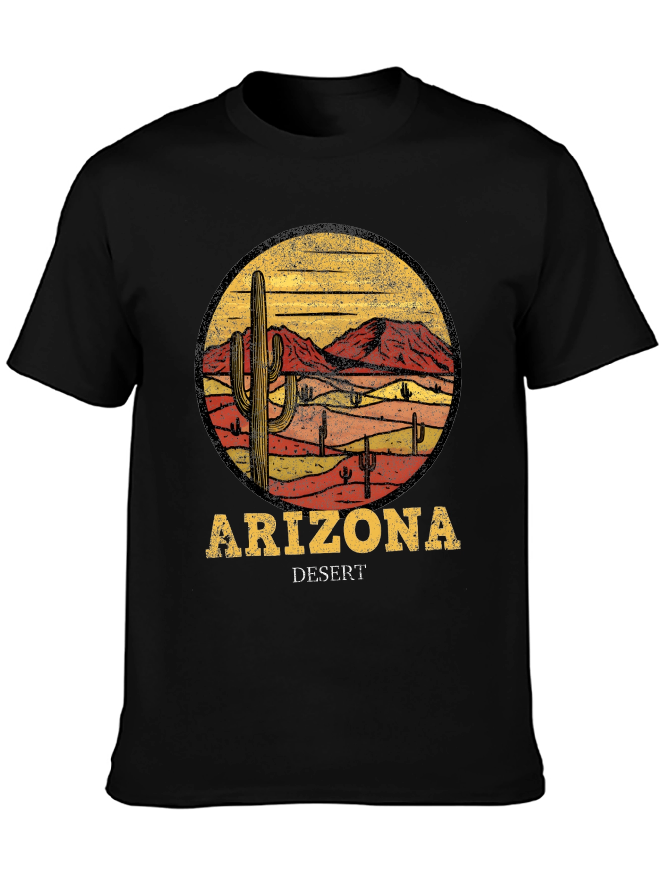 Arizona Desert Graphic T-Shirt - Retro Style Tee