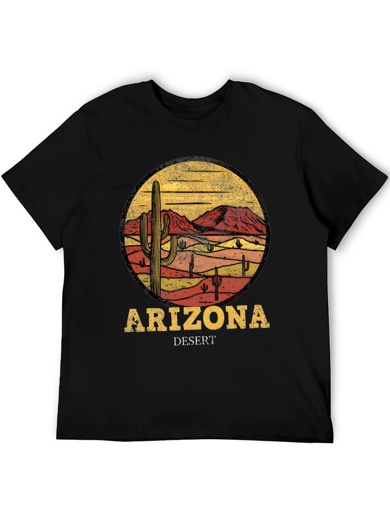 Arizona Desert Graphic T-Shirt - Retro Style Tee