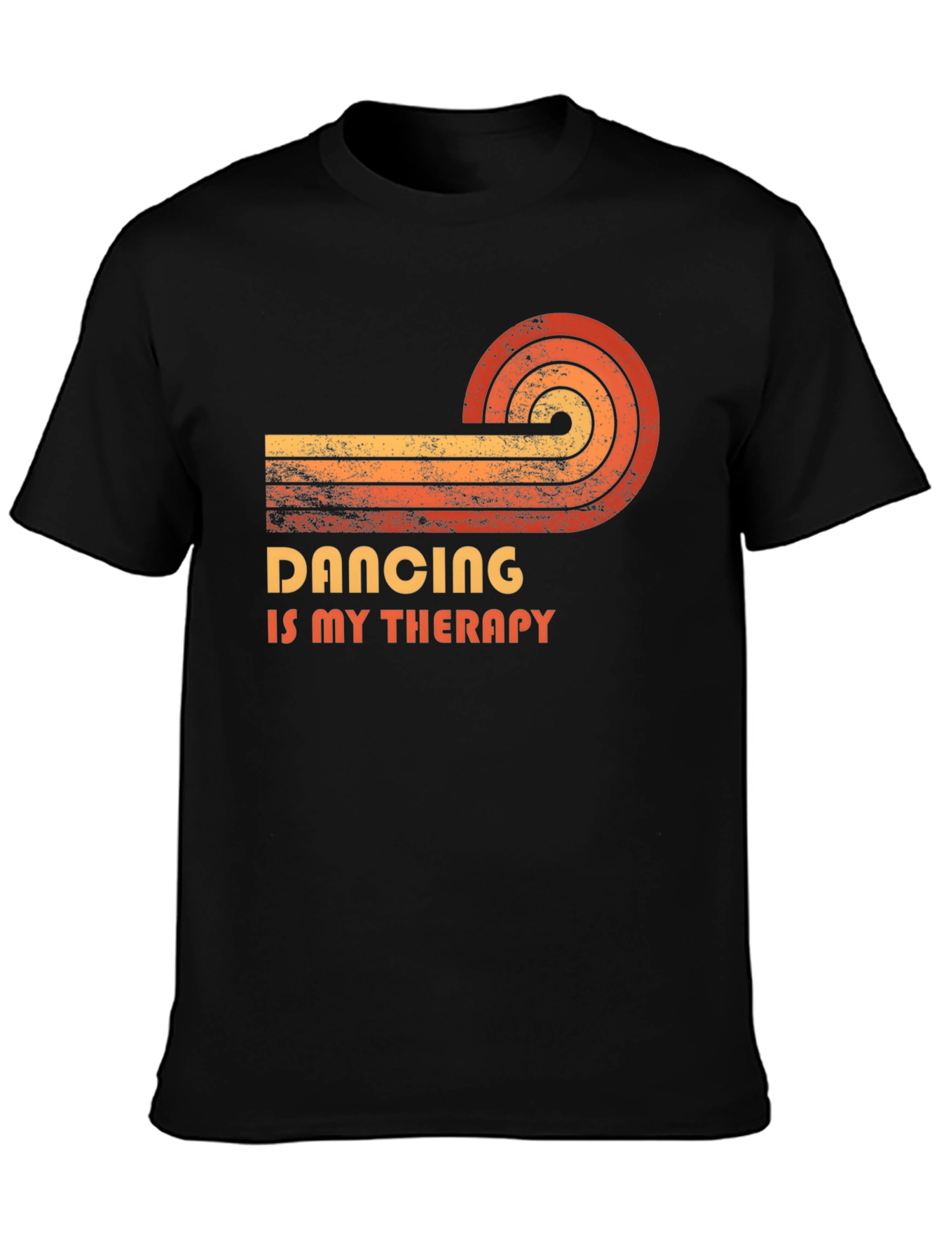 Dancing is My Therapy - Retro Style T-Shirt