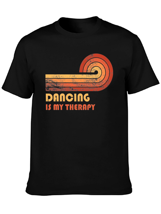 Dancing is My Therapy - Retro Style T-Shirt