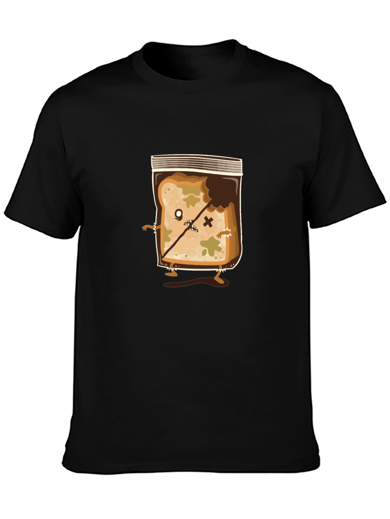 Zombie Bread Funny Graphic T-Shirt
