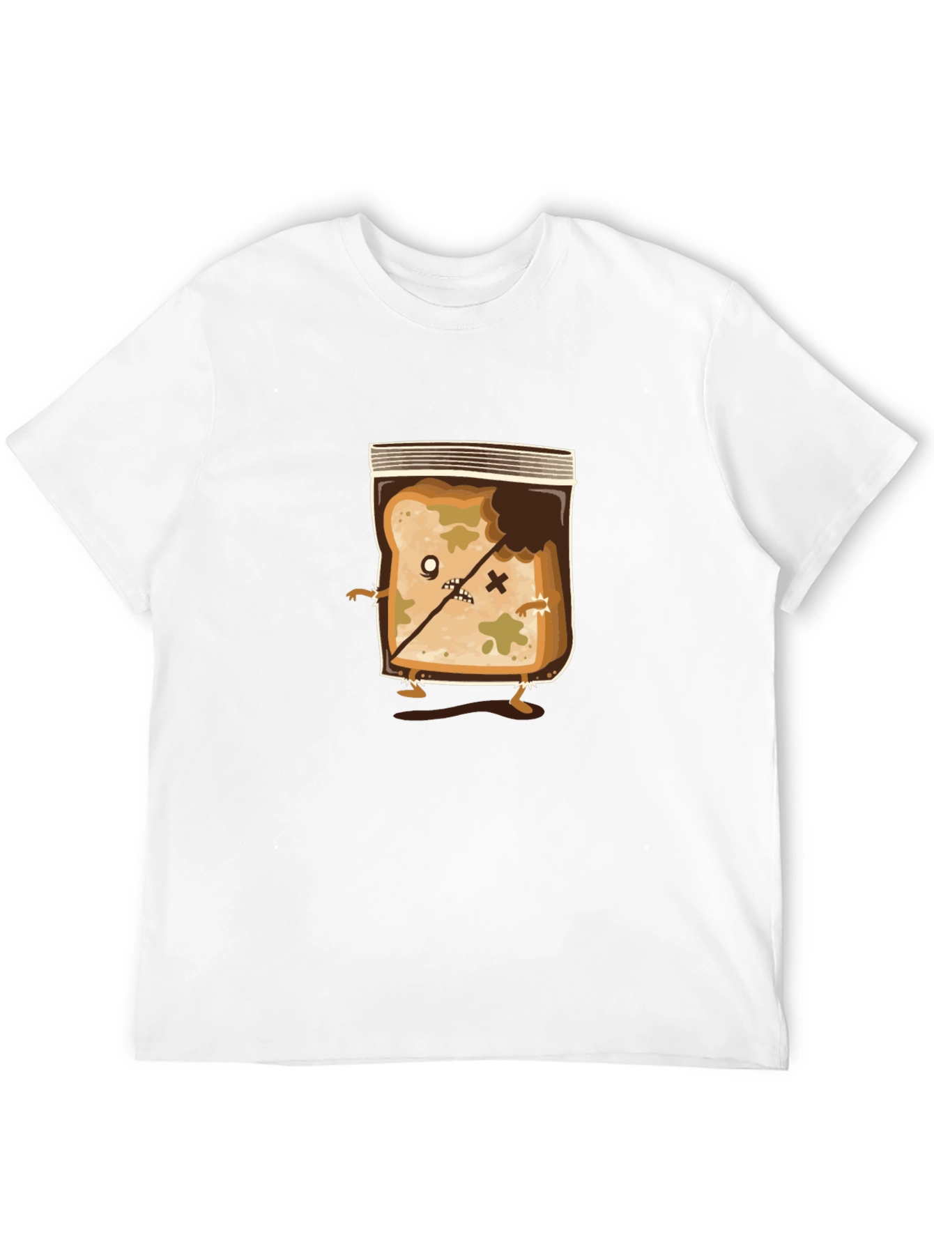 Zombie Bread Funny Graphic T-Shirt