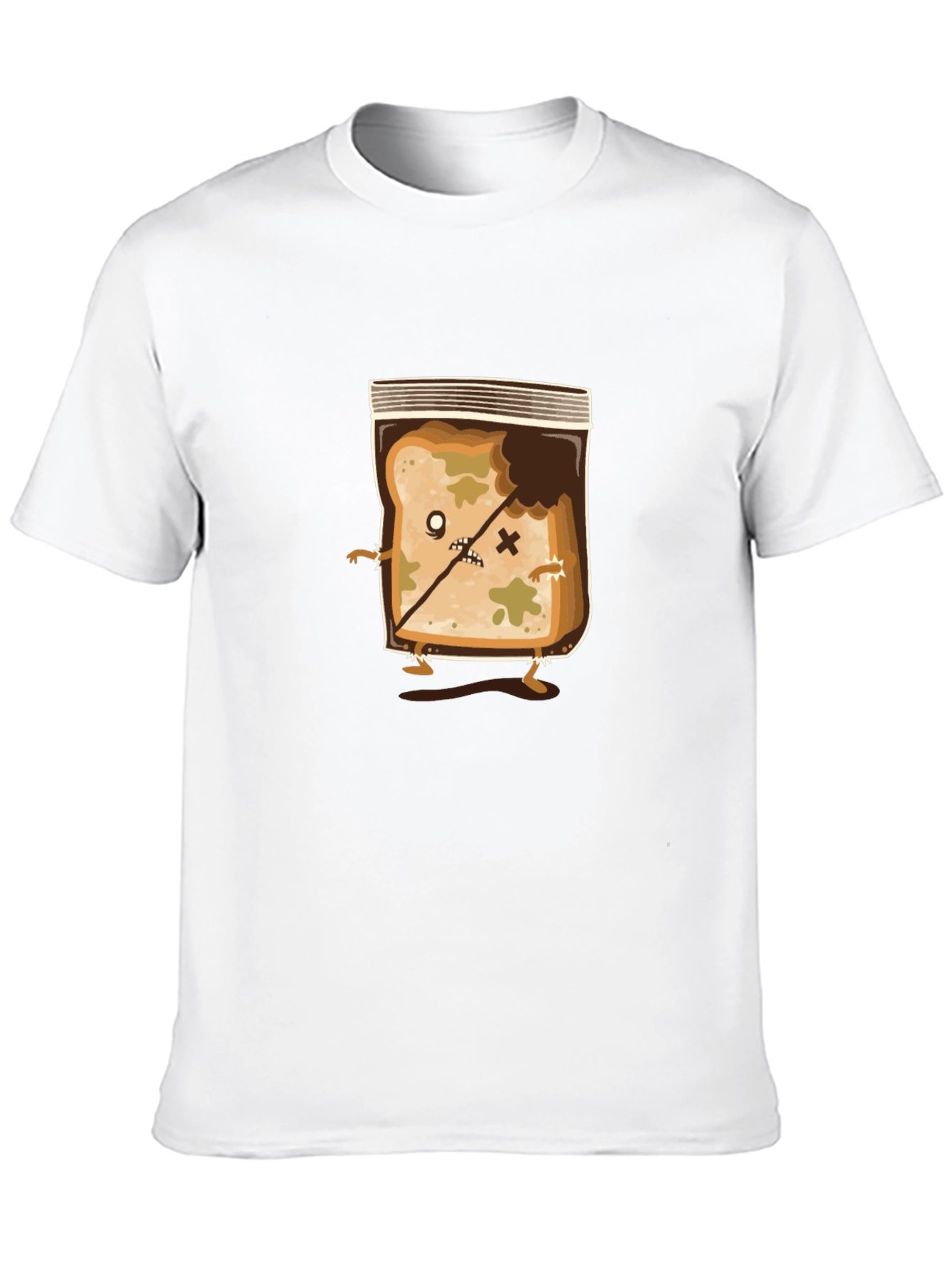 Zombie Bread Funny Graphic T-Shirt