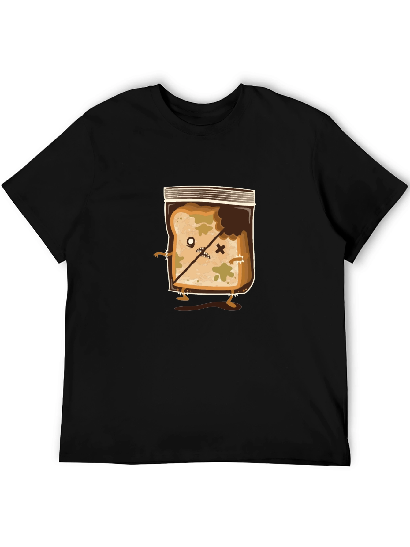 Zombie Bread Funny Graphic T-Shirt