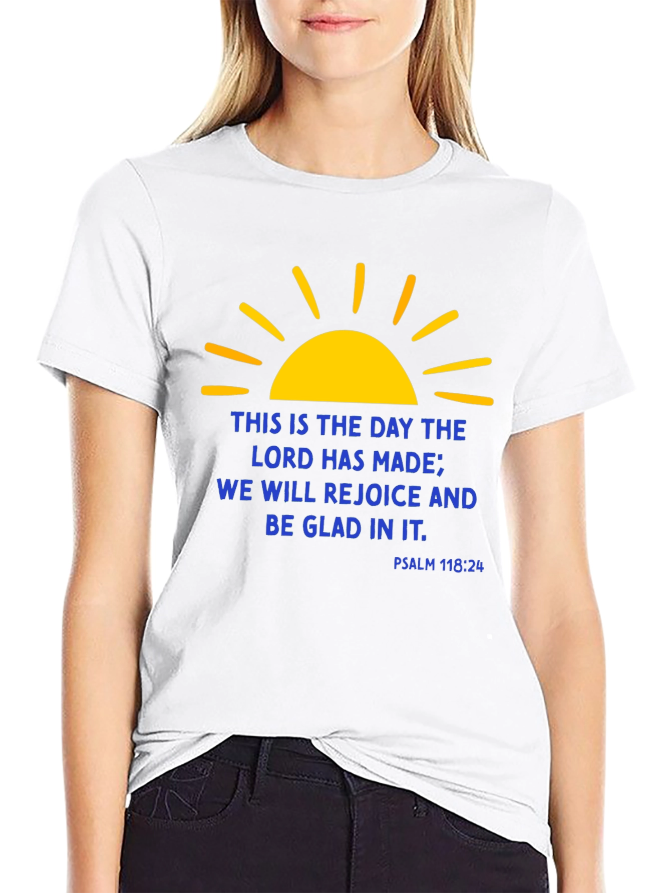 Religious Christian Graphic T-Shirt - Psalm 118:24