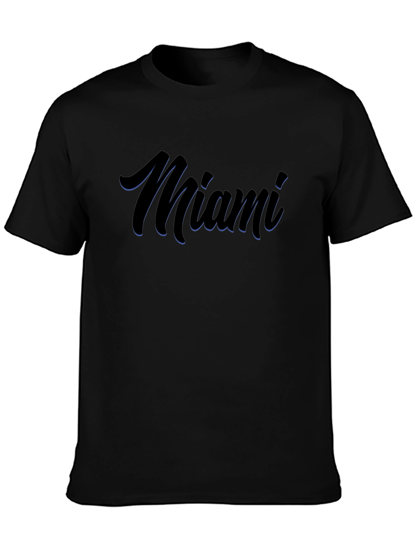 Miami Graphic Tee - Stylish Black T-Shirt