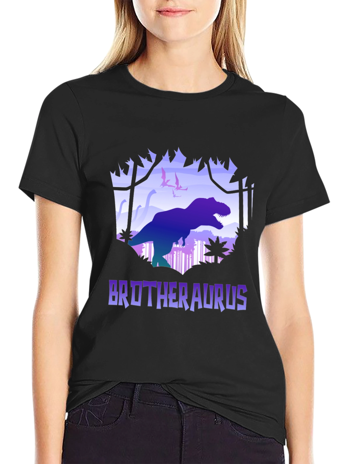 Brotheraurus T-Shirt - Dinosaur Graphic Tee