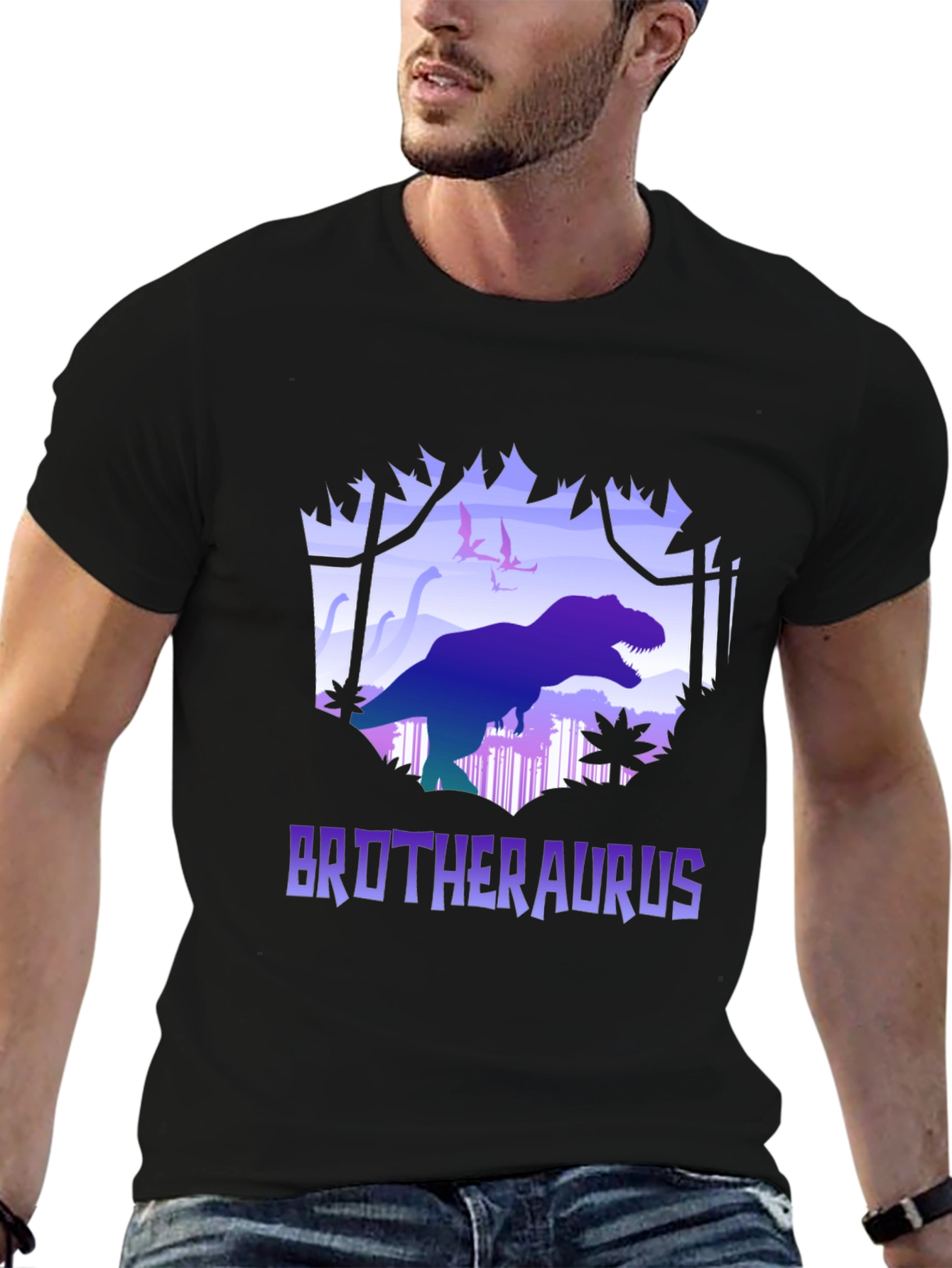 Brotheraurus T-Shirt - Dinosaur Graphic Tee