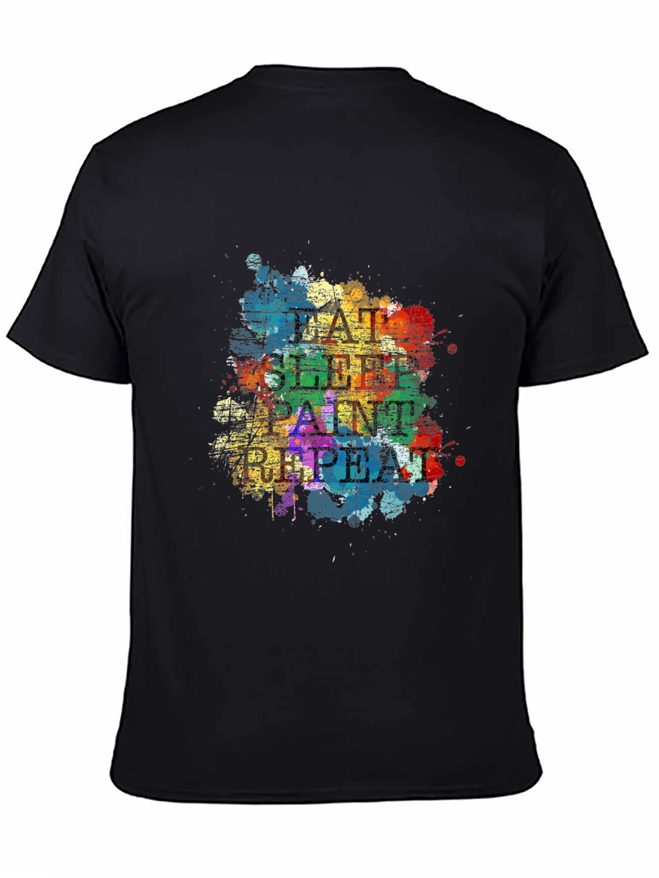 Eat Sleep Paint Repeat Graphic Tee