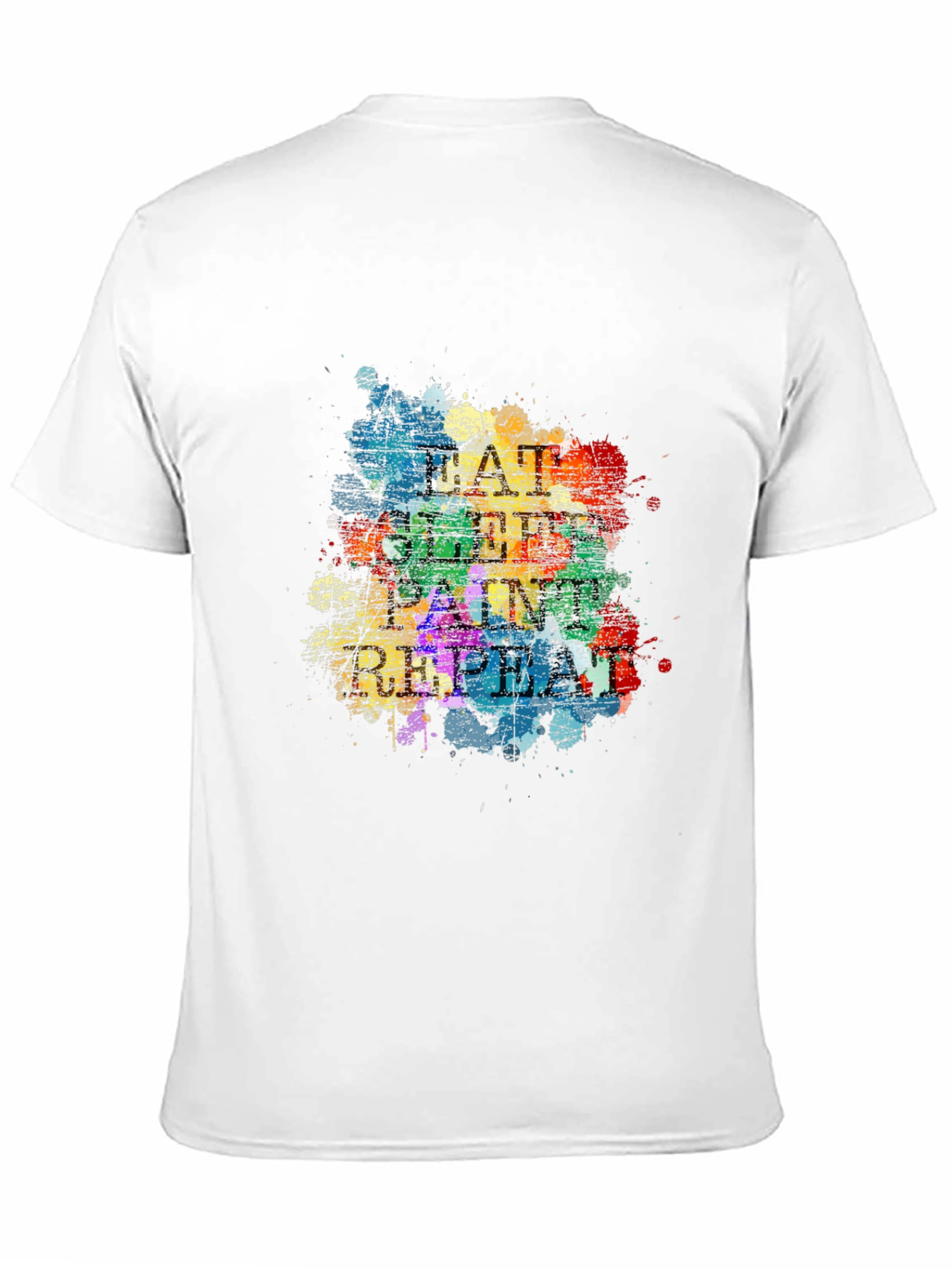 Eat Sleep Paint Repeat Graphic Tee