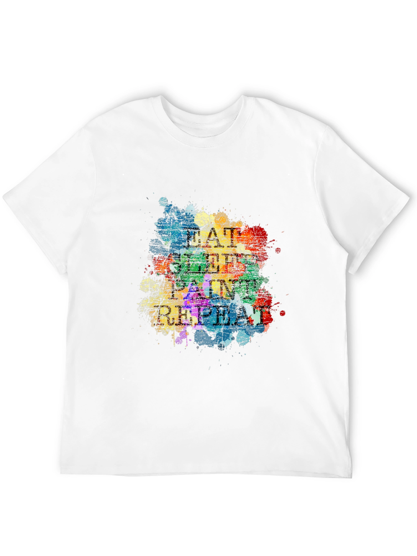 Eat Sleep Paint Repeat Graphic Tee