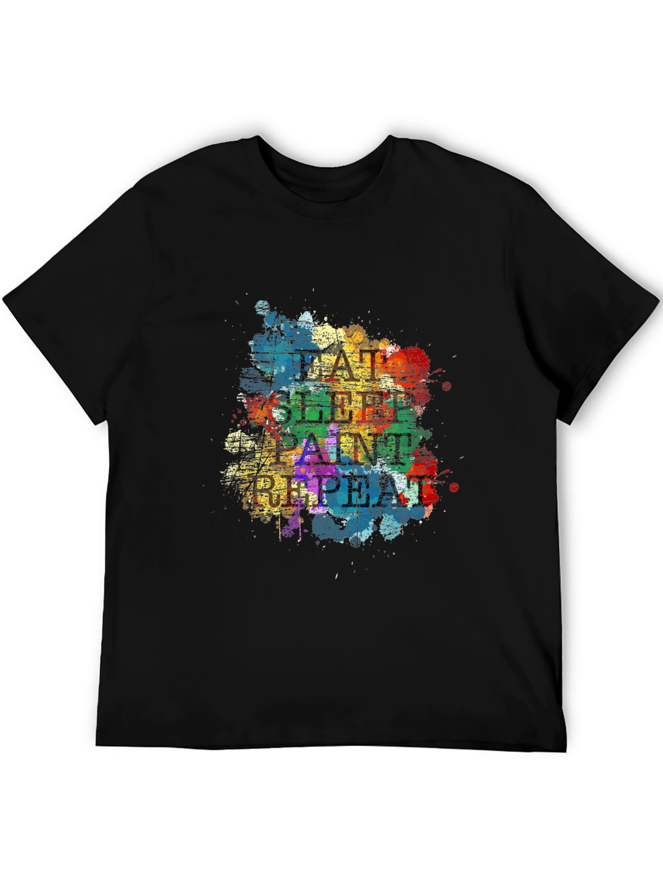 Eat Sleep Paint Repeat Graphic Tee
