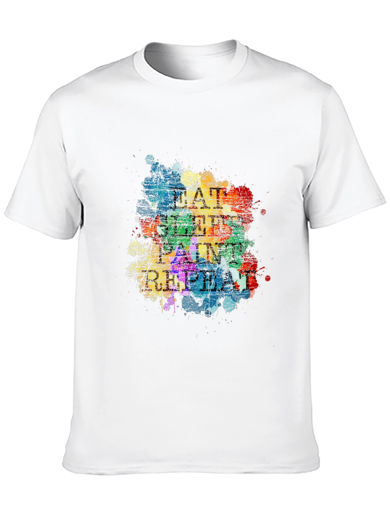 Eat Sleep Paint Repeat Graphic Tee