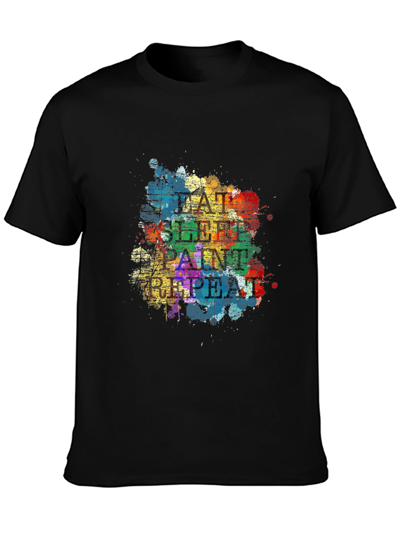 Eat Sleep Paint Repeat Graphic Tee
