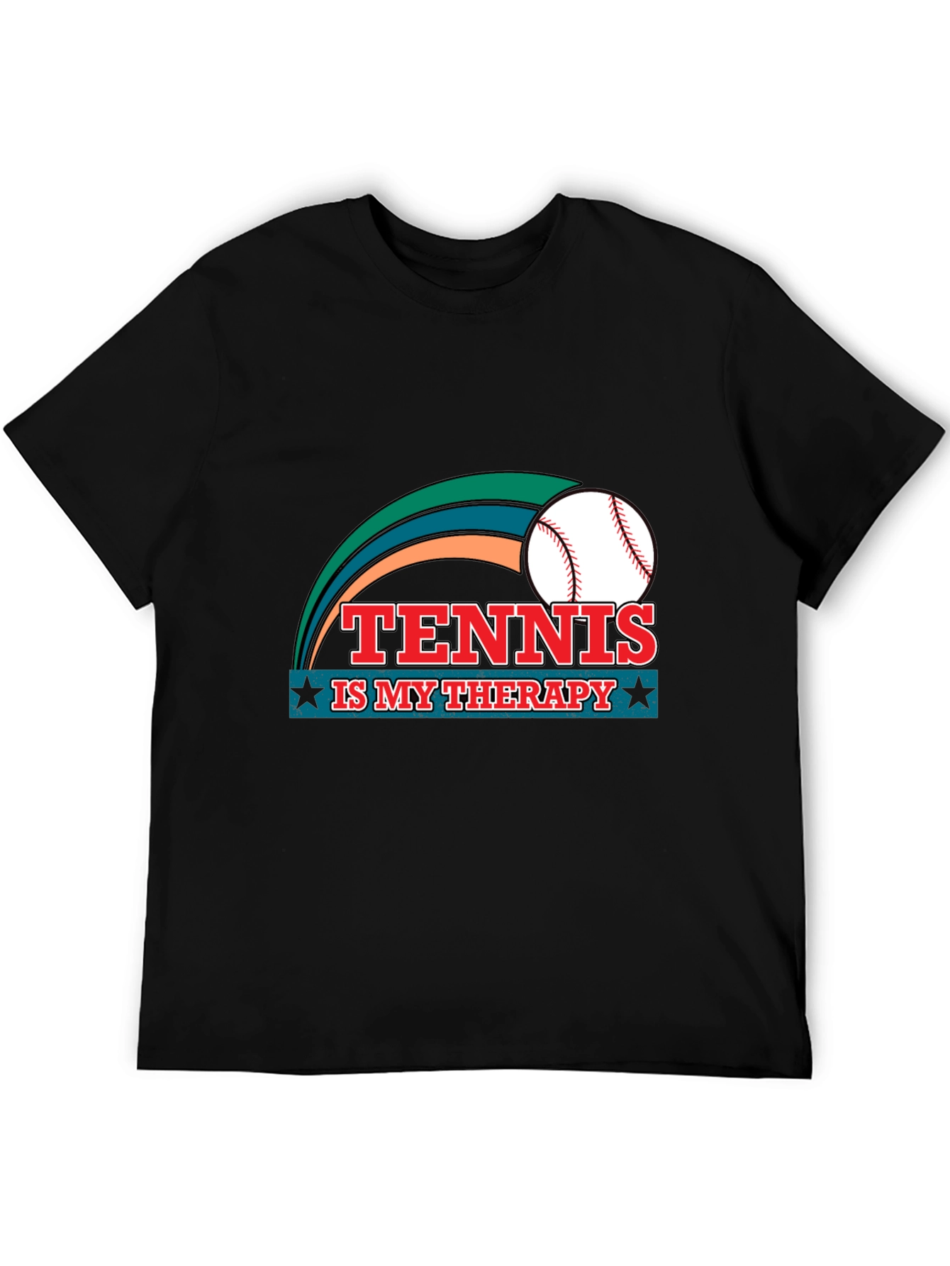 Tennis is My Therapy Graphic T-Shirt